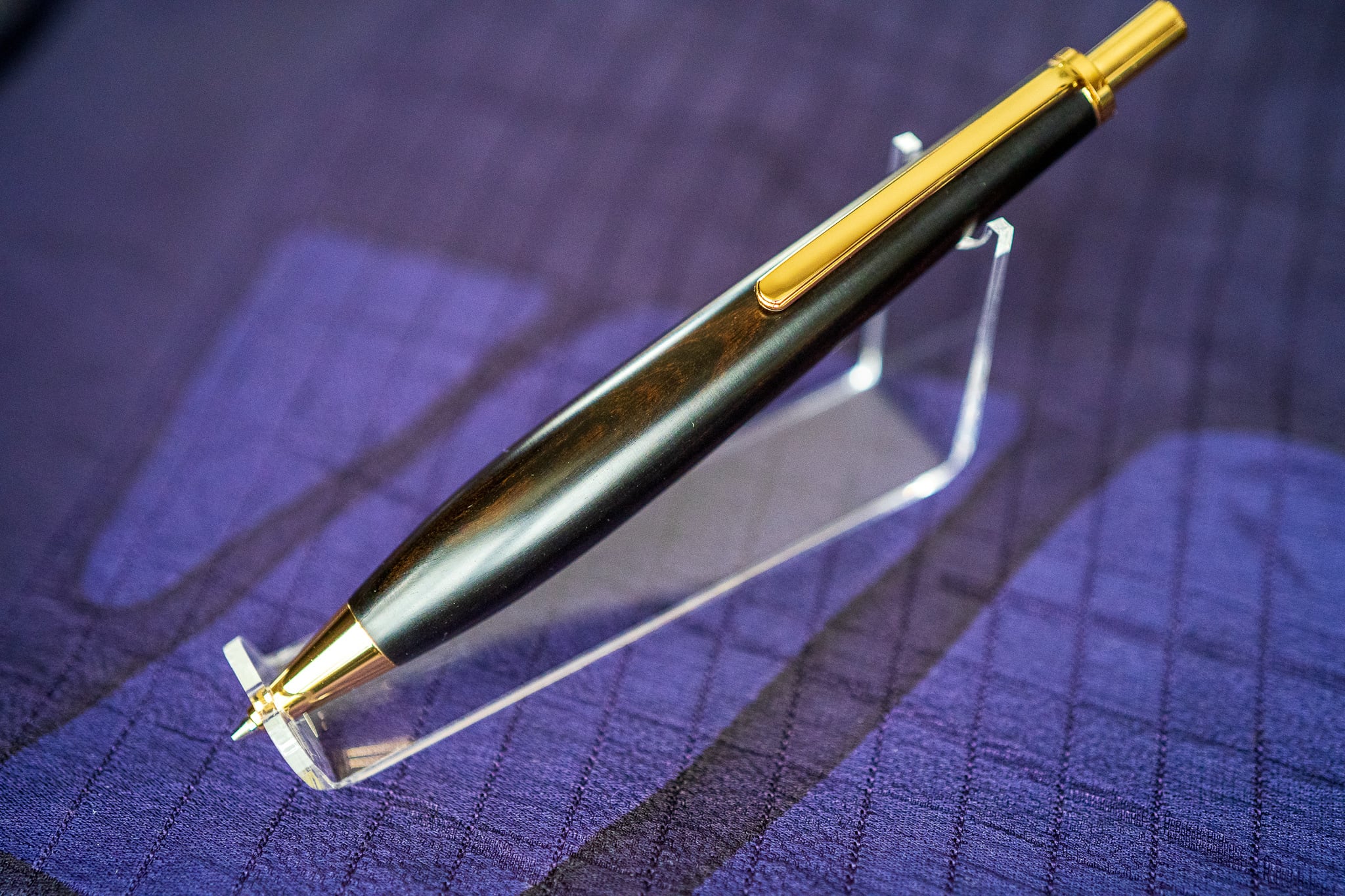 アウトレット品 【 幻の銘木 】青黒檀 | 木軸ペン工房 金杢犀