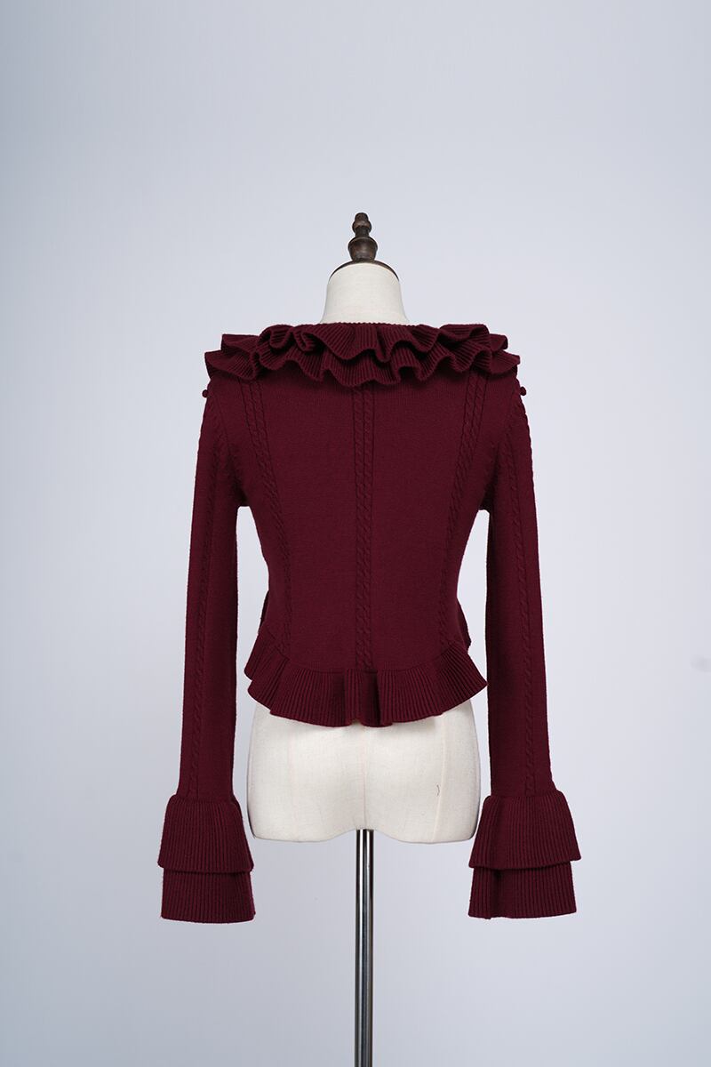 ショートフリルカーディガン | HoshibakoWorks