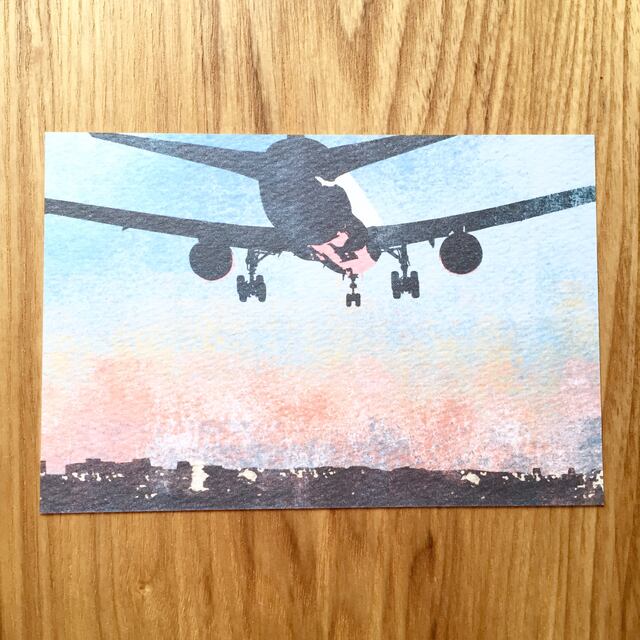 飛行機 ポストカード 3枚セット | Hal-Illustration