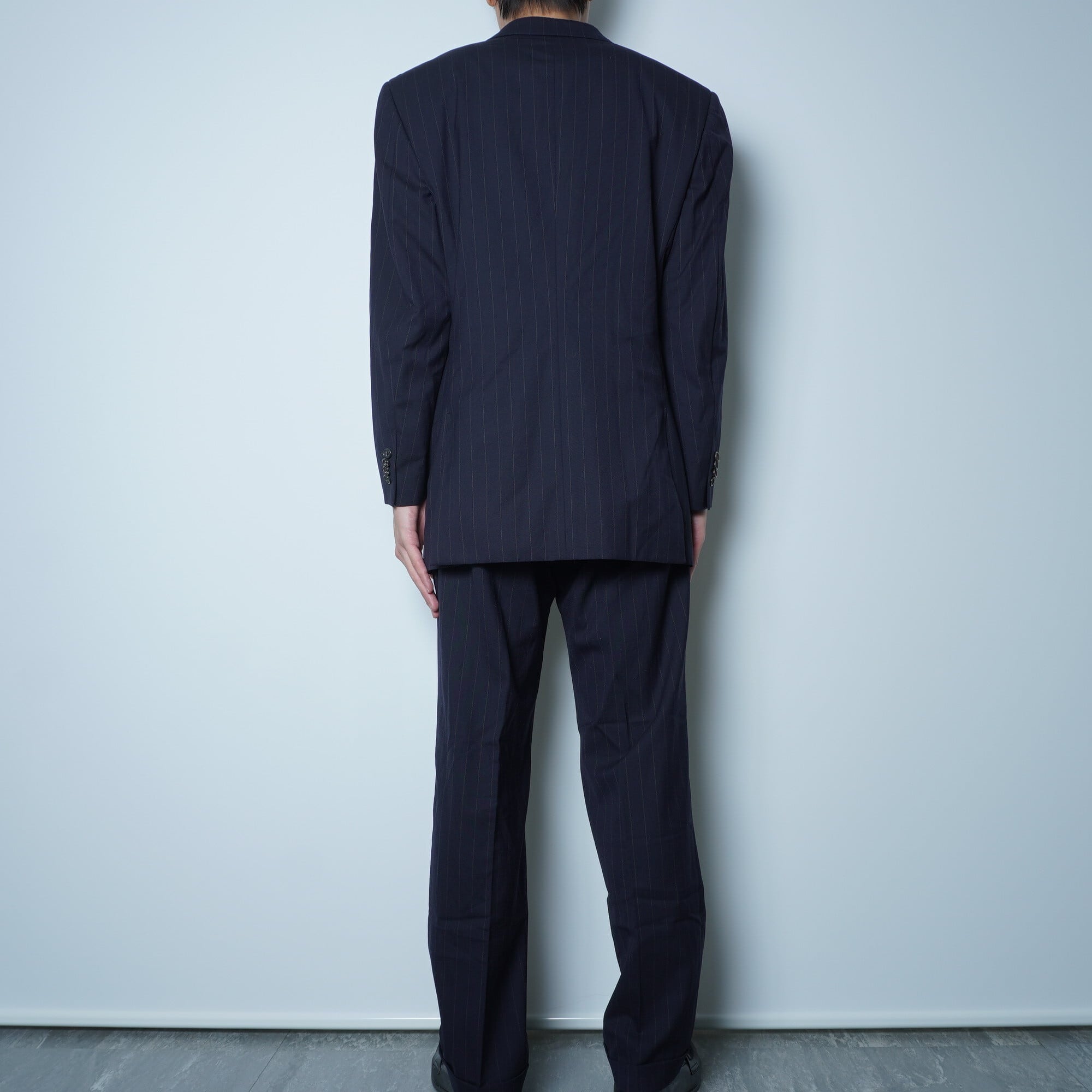 JIL SANDER】ジルサンダー ストライプ3Bシングルセットアップスーツ