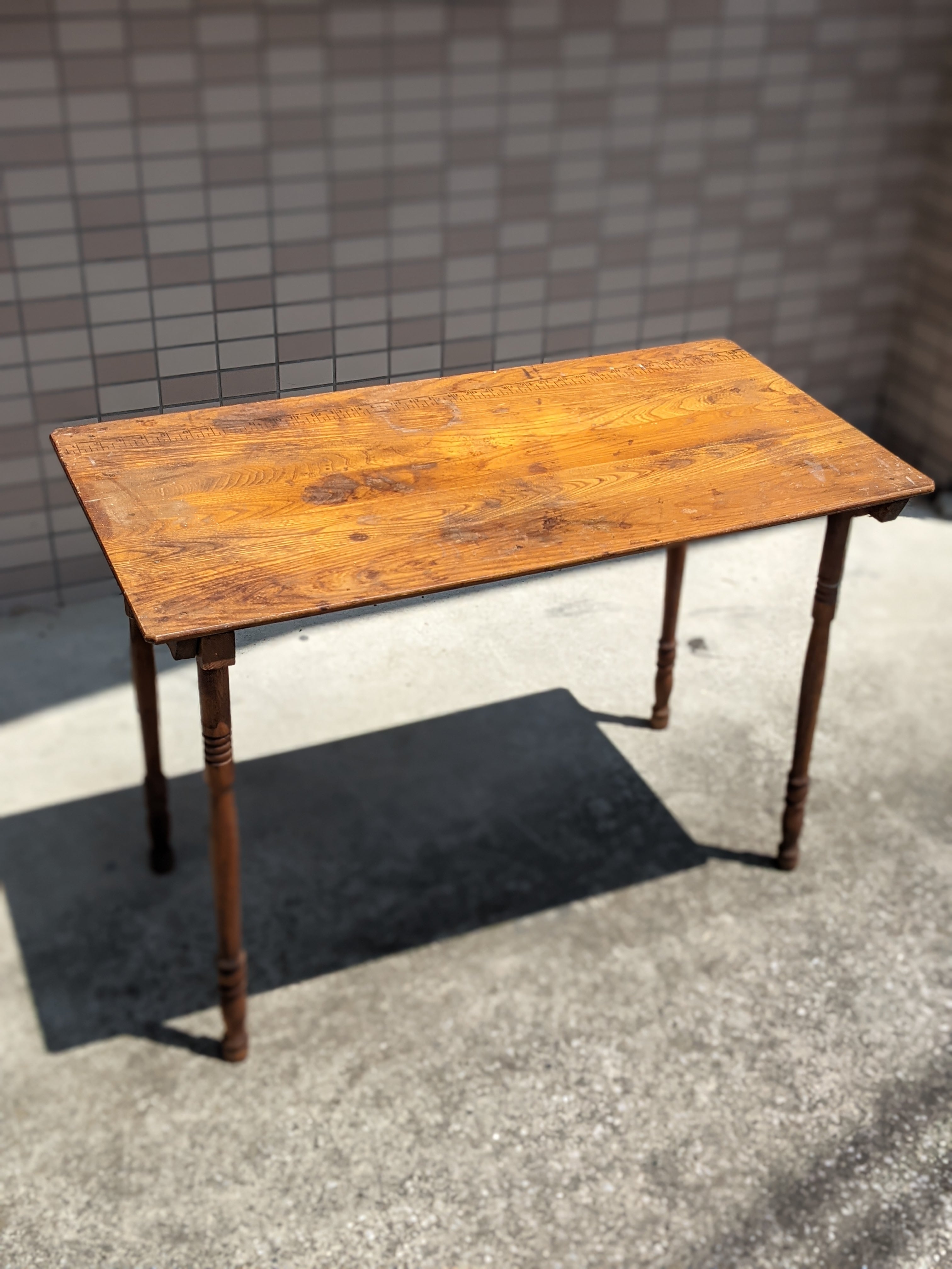 Vintage Wood Folding Table Antique Table ビンテージ 木製