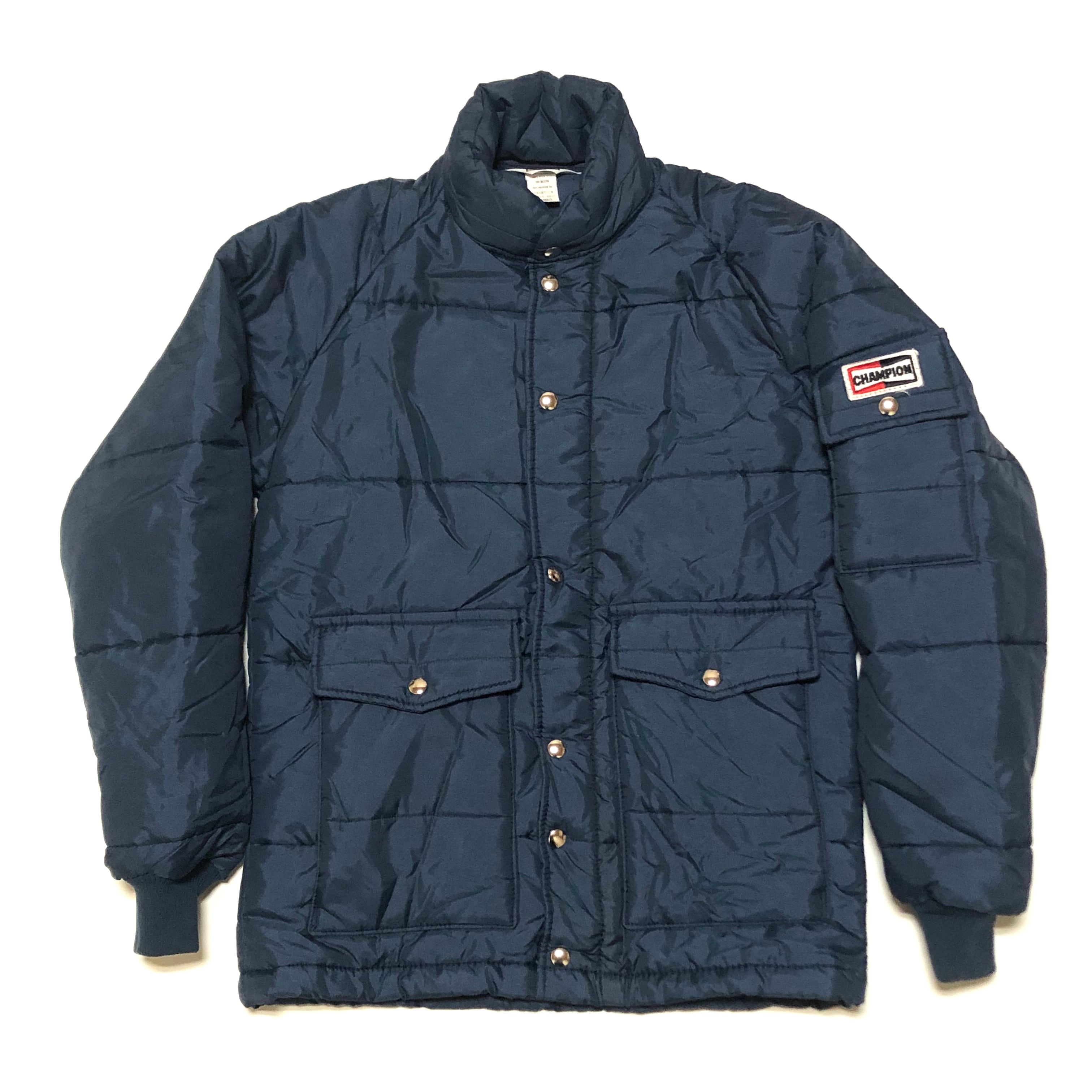 70's CHAMPION SPARK PLUG Nylon Racing Jacket DEAD STOCK ビンテージ