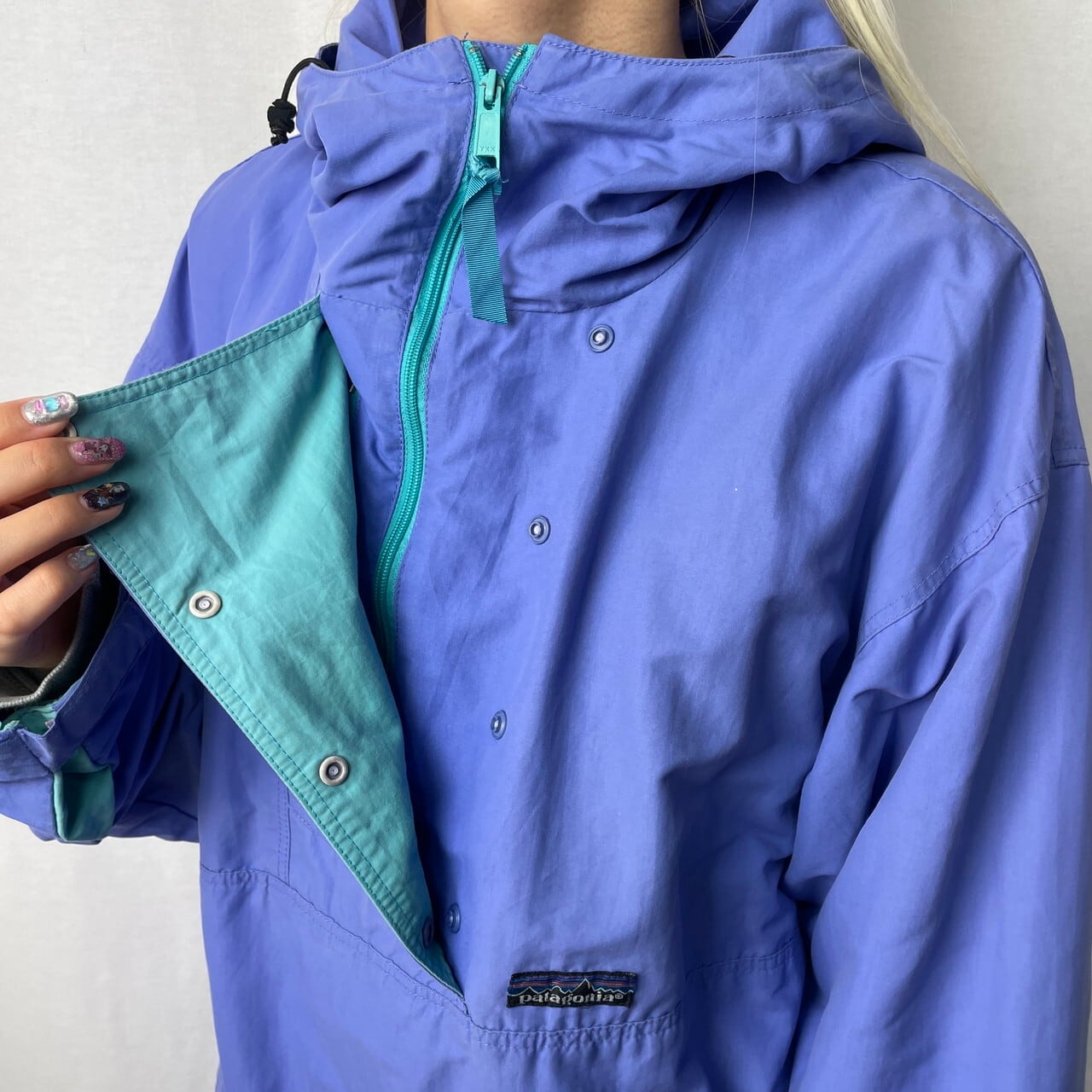 80〜90年代 patagonia パタゴニア 三角タグ Rマークロゴ ナイロン