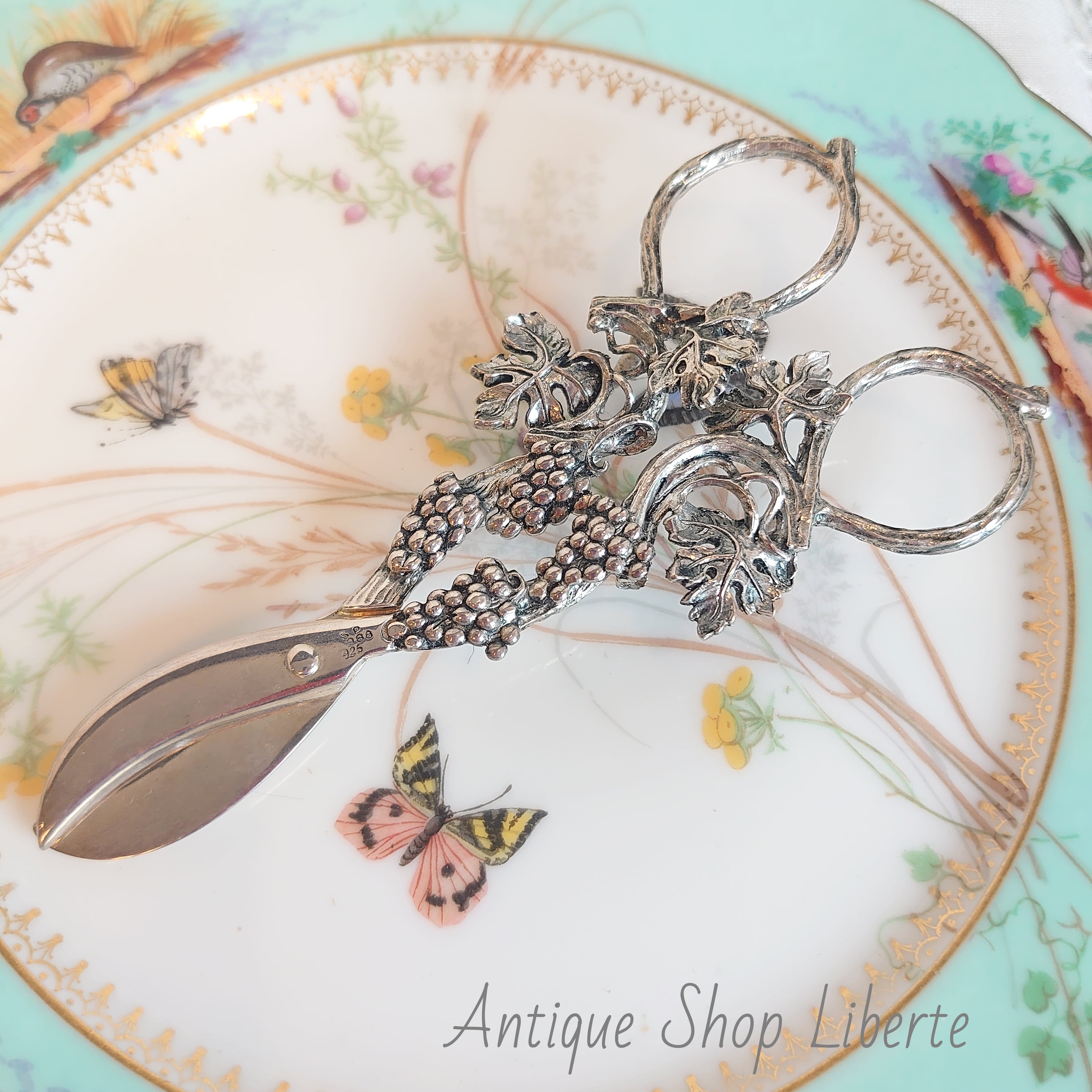 スターリングシルバー グレープシザー | アンティークショップ リベルテ
