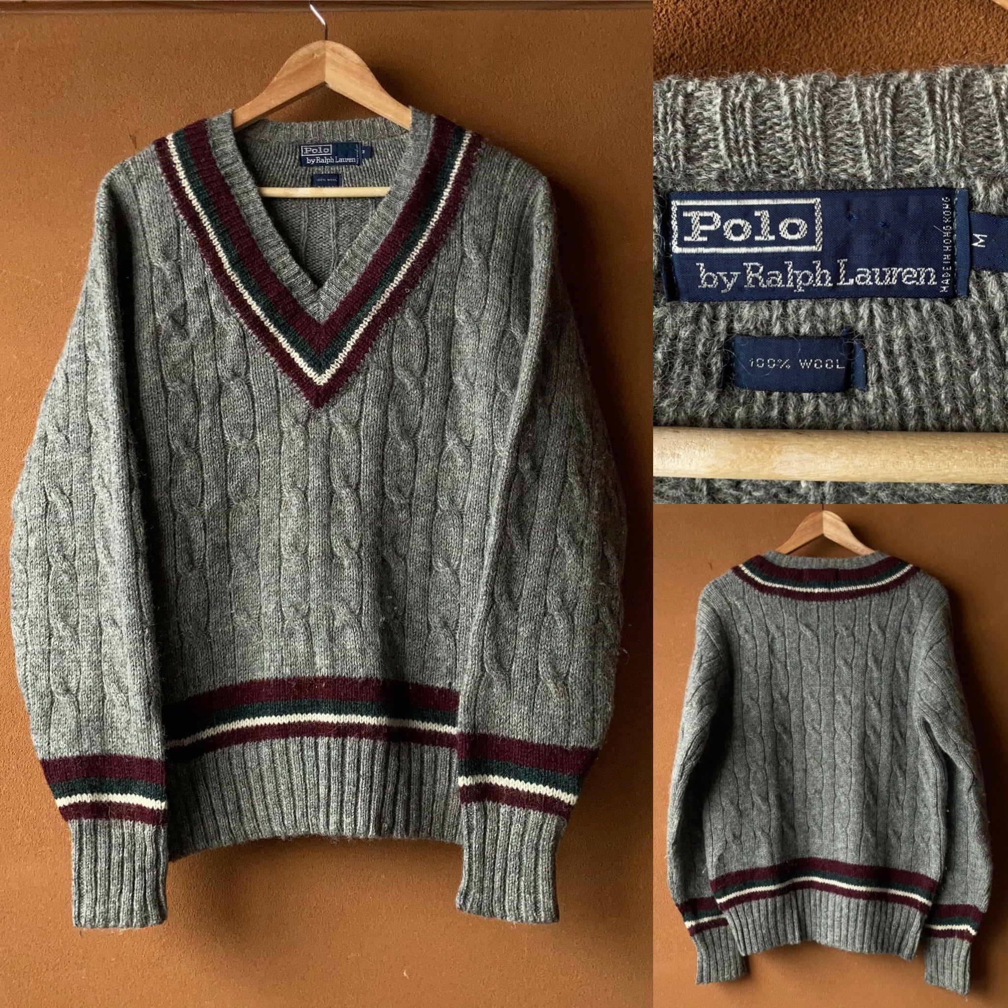 POLO by Ralph Lauren チルデンニットセーター SIZE M【0204A42