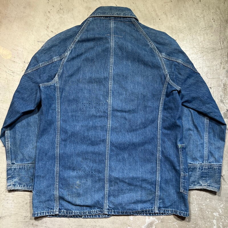 SPECIAL!! 30's~ N&W デニムカバーオール チンストラップ＆チェンジ