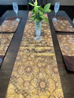 商品 着物帯テーブルランナー・ランチョンマットセット | 【着物