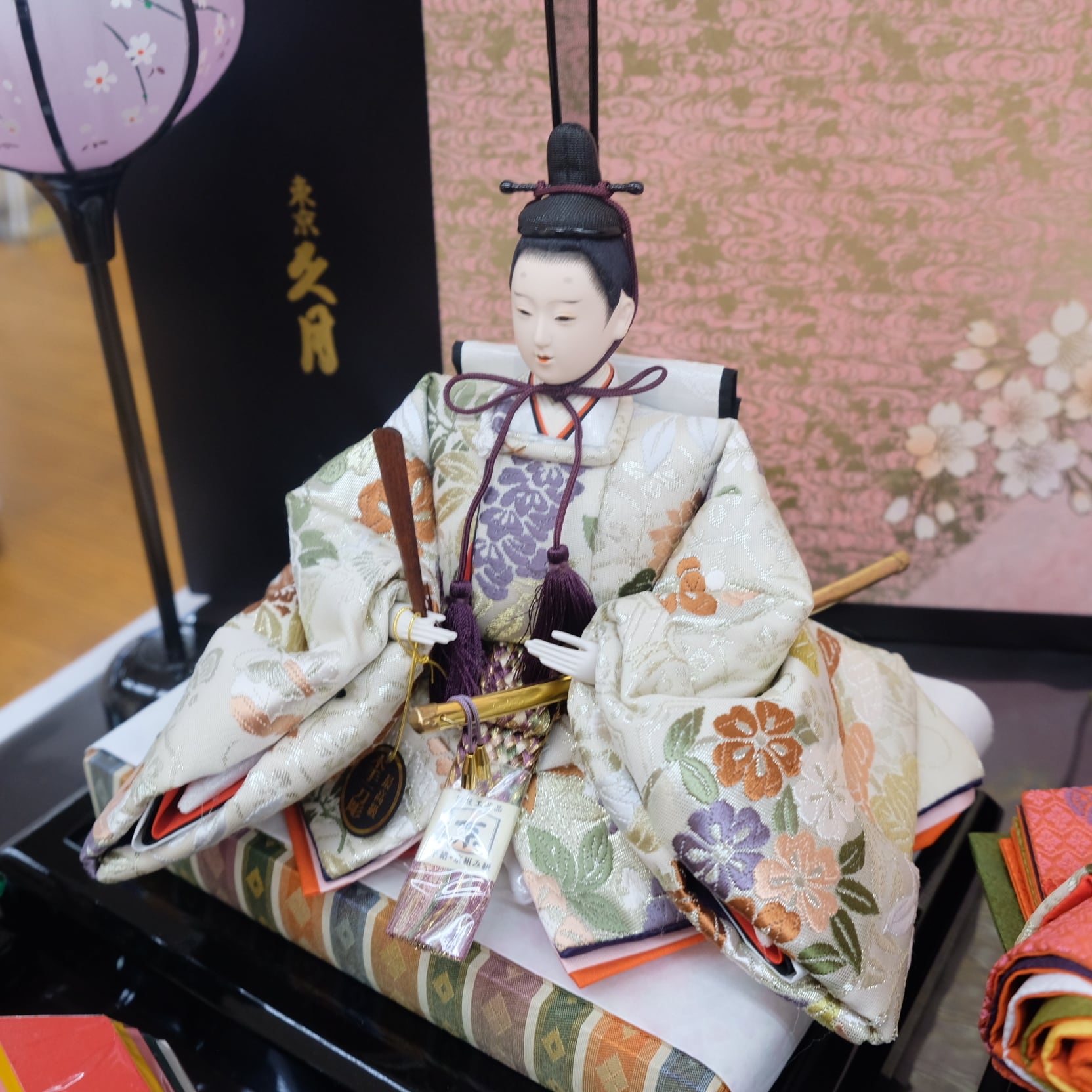 雛人形｜久月 新王飾り｜女の子 ｜桃の節句｜コンパクト｜久月正規取扱