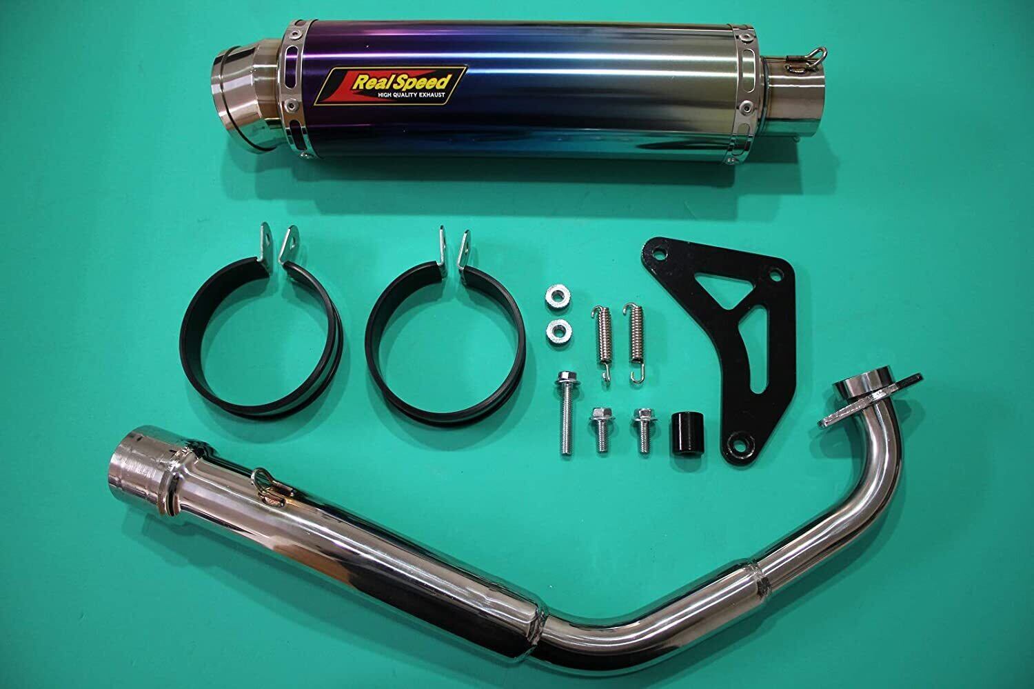 シグナスX SE12J/SE44J マフラー フォーゼ ブルーチタン Realspeed