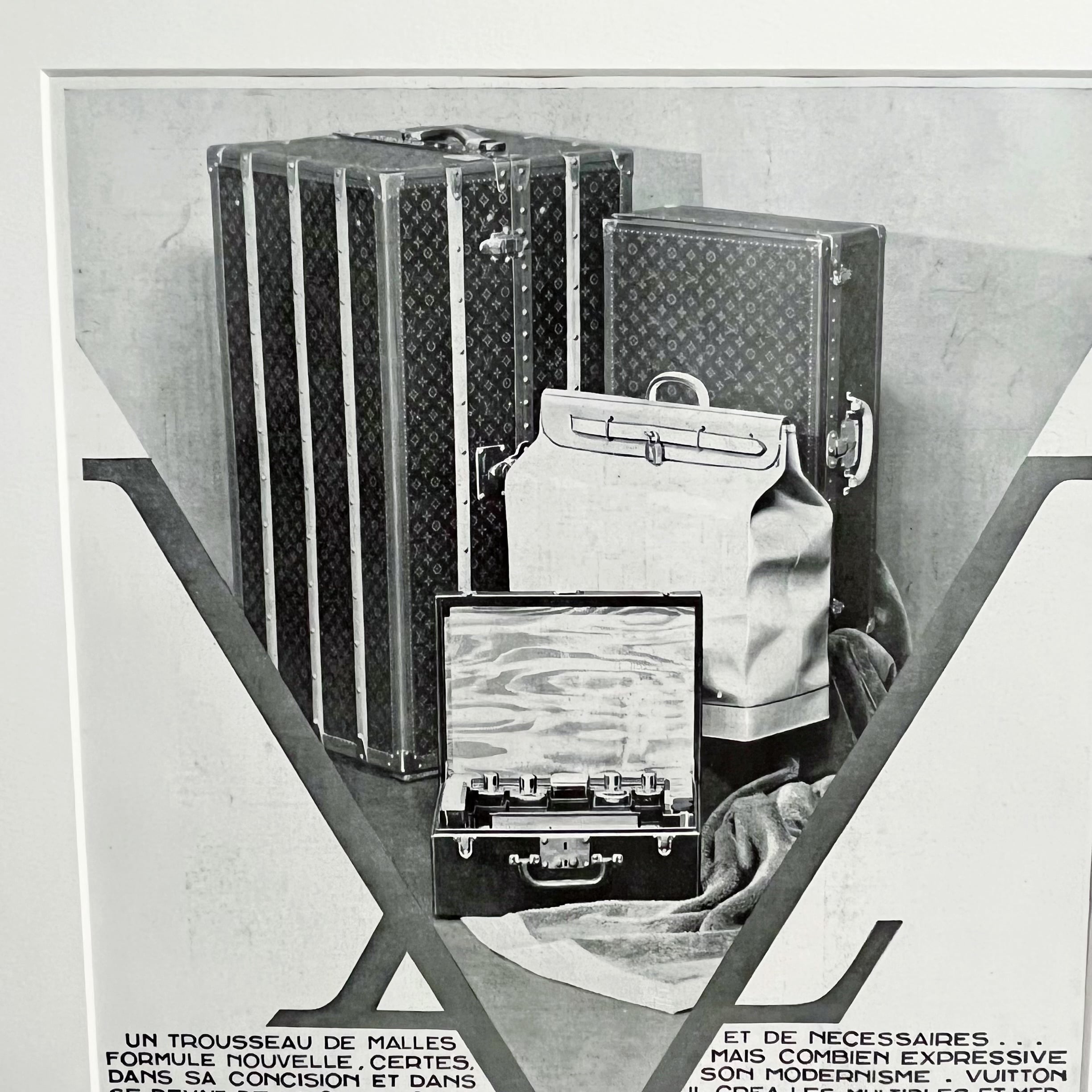 1931 広告＞ Louis Vuitton ルイ・ヴィトン ポスター ヴィンテージ