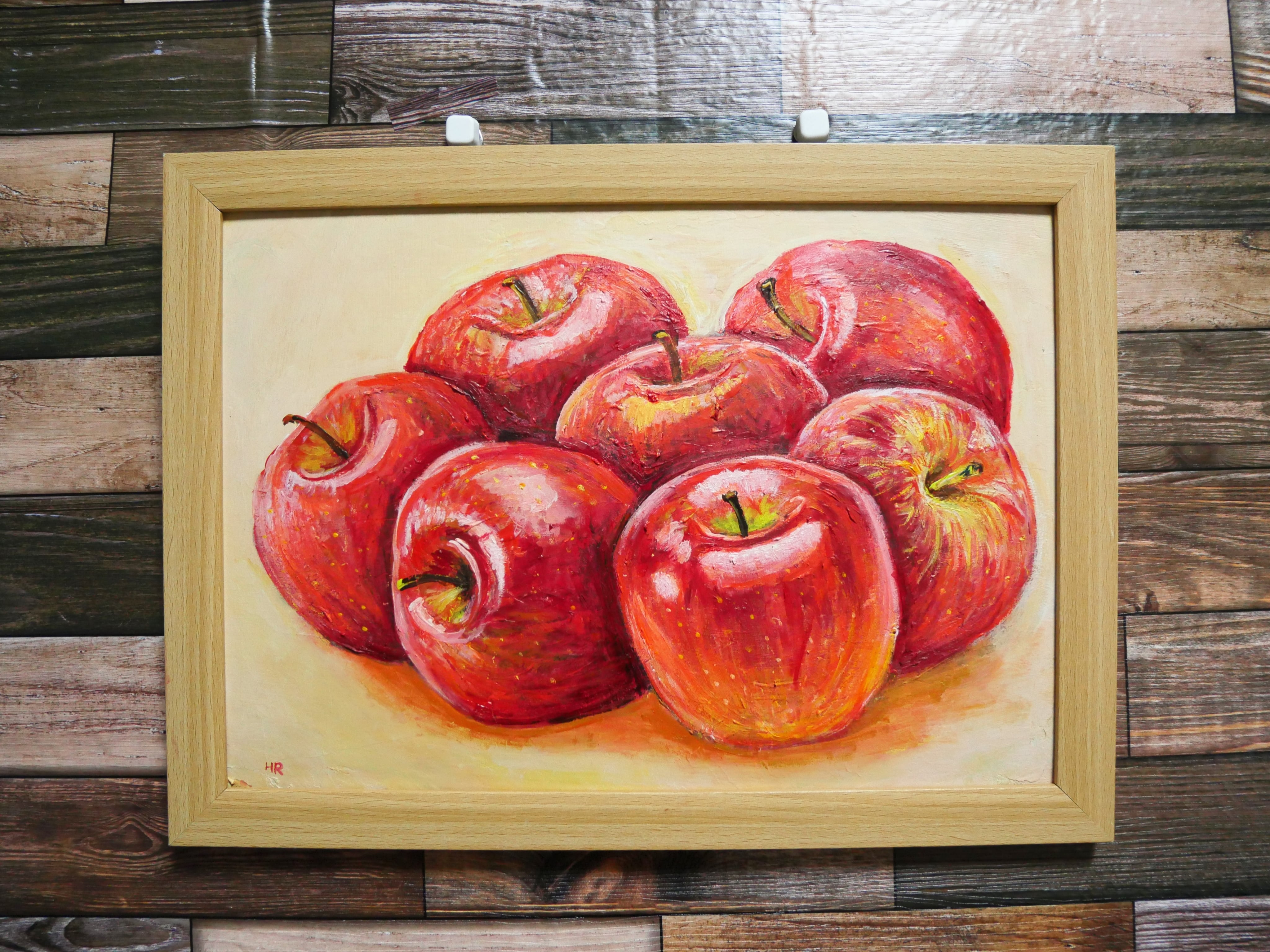 花瓶とリンゴの油彩画 花瓶とリンゴの油彩画 花瓶とリンゴの油彩画