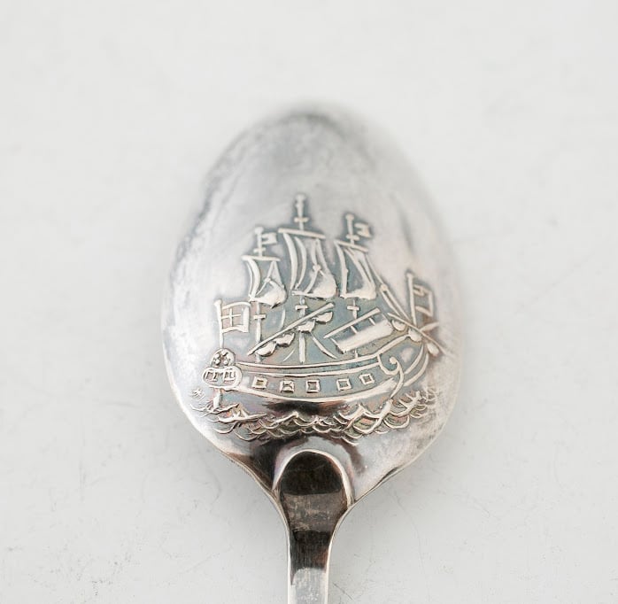 イギリス製シルバースプーン 6本セット ティースプーン コーヒー