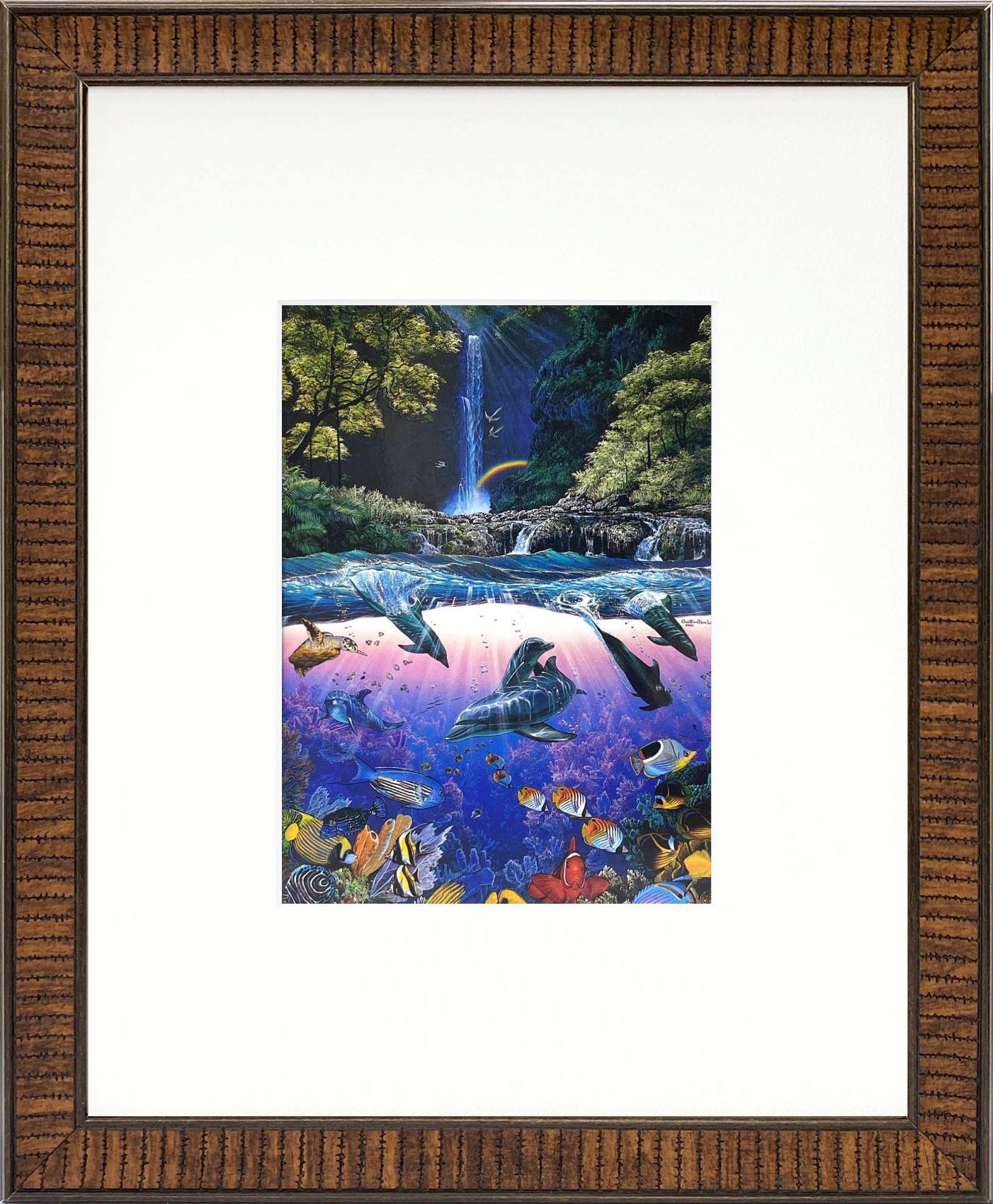 ラッセン ミニアート「ジ インフィニット ウェイ」額縁 2種展開 絵画