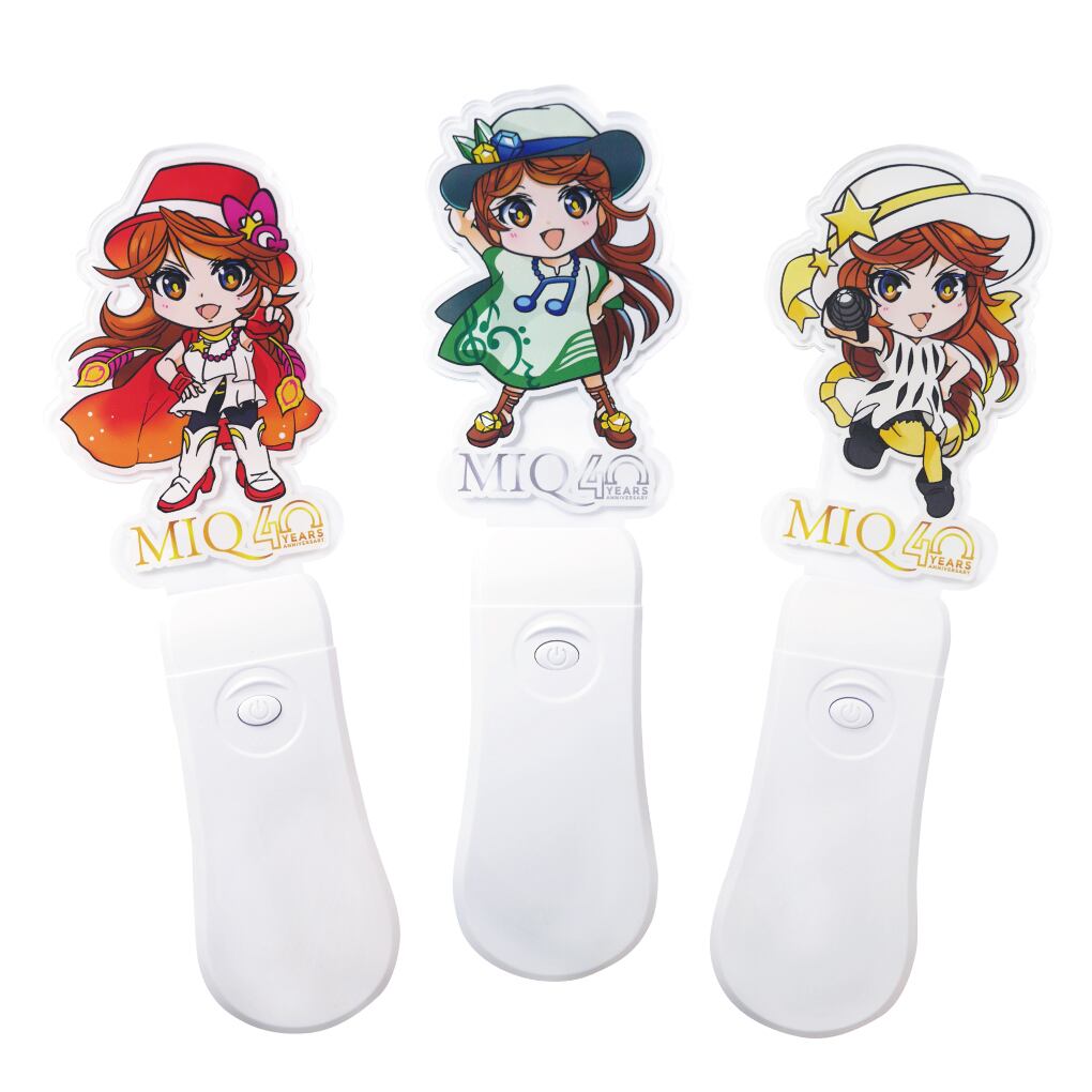 40th記念グッズ】ちびミクアクリルペンライト(赤／緑／黄色) | MIQ