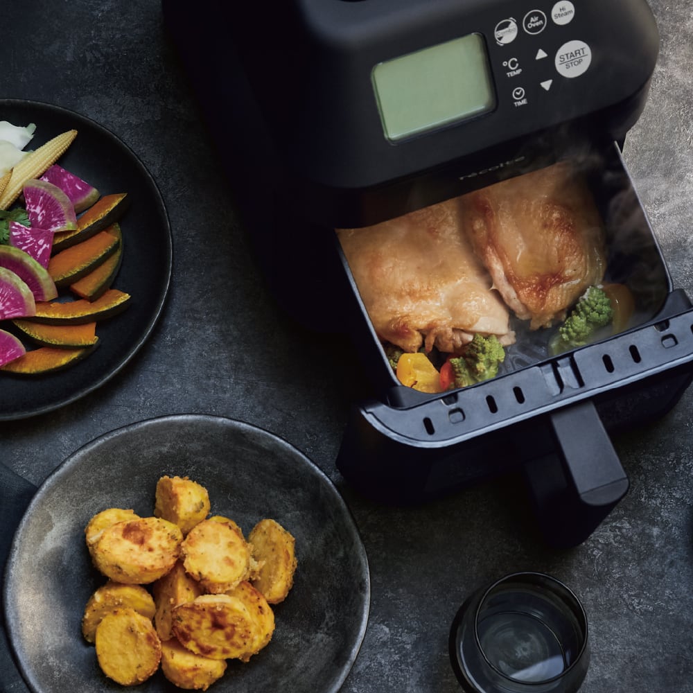 ノベルティ付き】レコルト ハイスチームエアーオーブン / ナチュラル