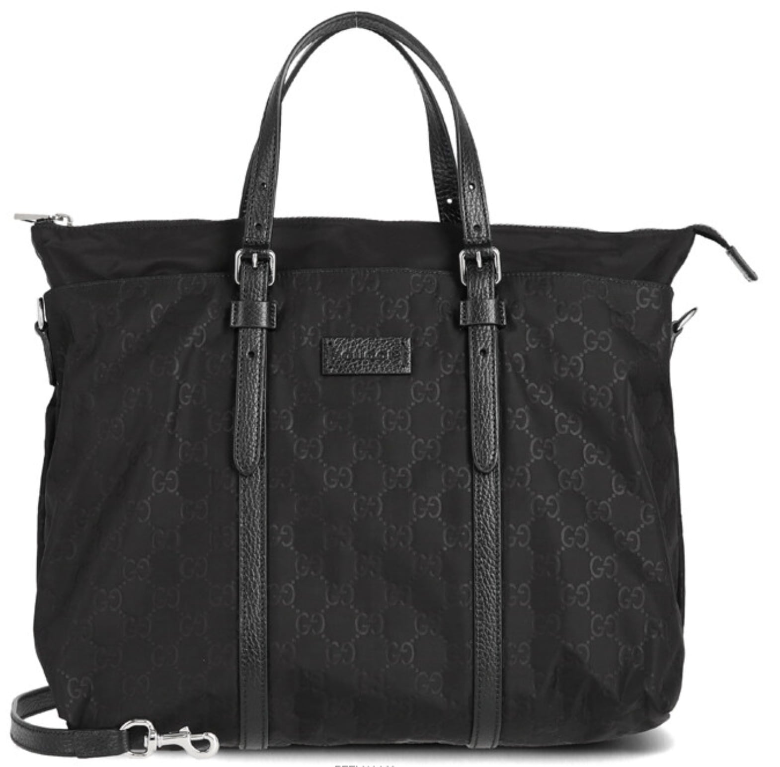 GUCCI グッチ 2WAYショルダーバッグ ナイロントートバッグ ブラック