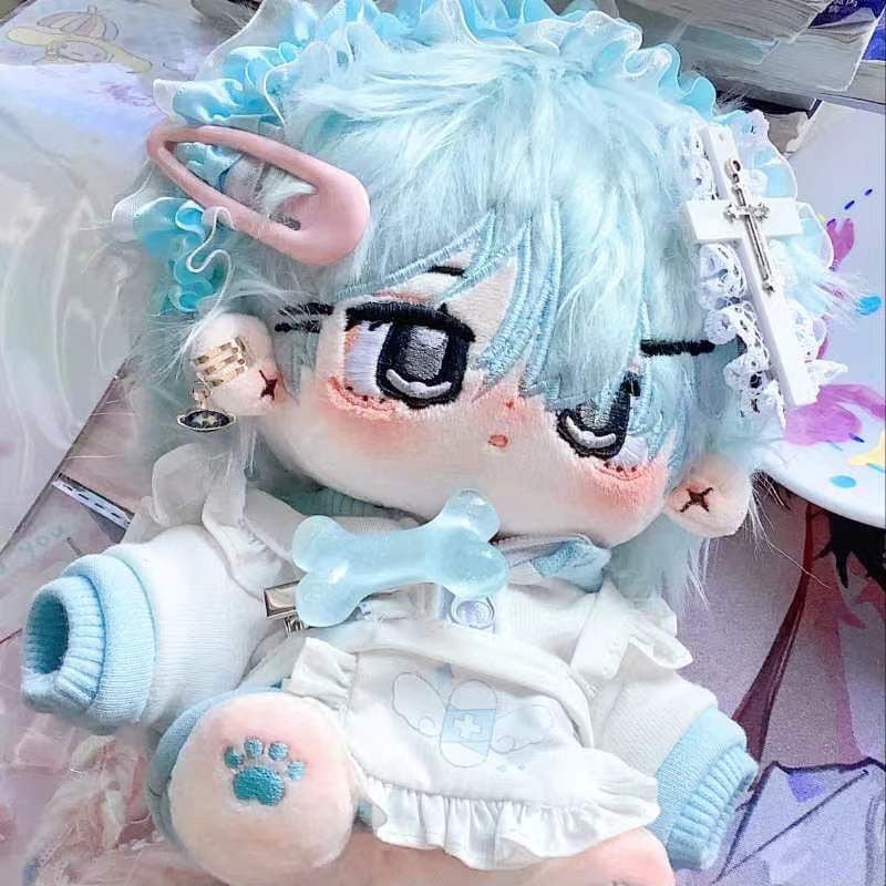 ✿20cm✿ コウ宝 骨あり 無属性ぬいぐるみ 地雷系本体綿人形棉花娃娃