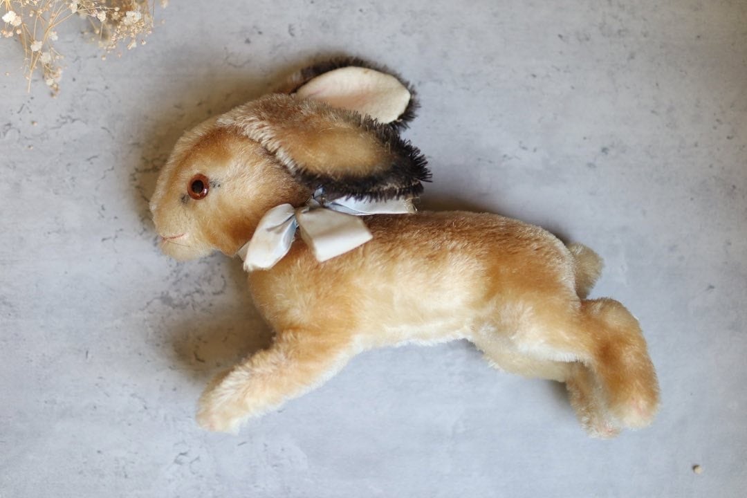 シュタイフ ぬいぐるみ うさぎ Hoppy14㎝ ヴィンテージ | ぷちアンティーク