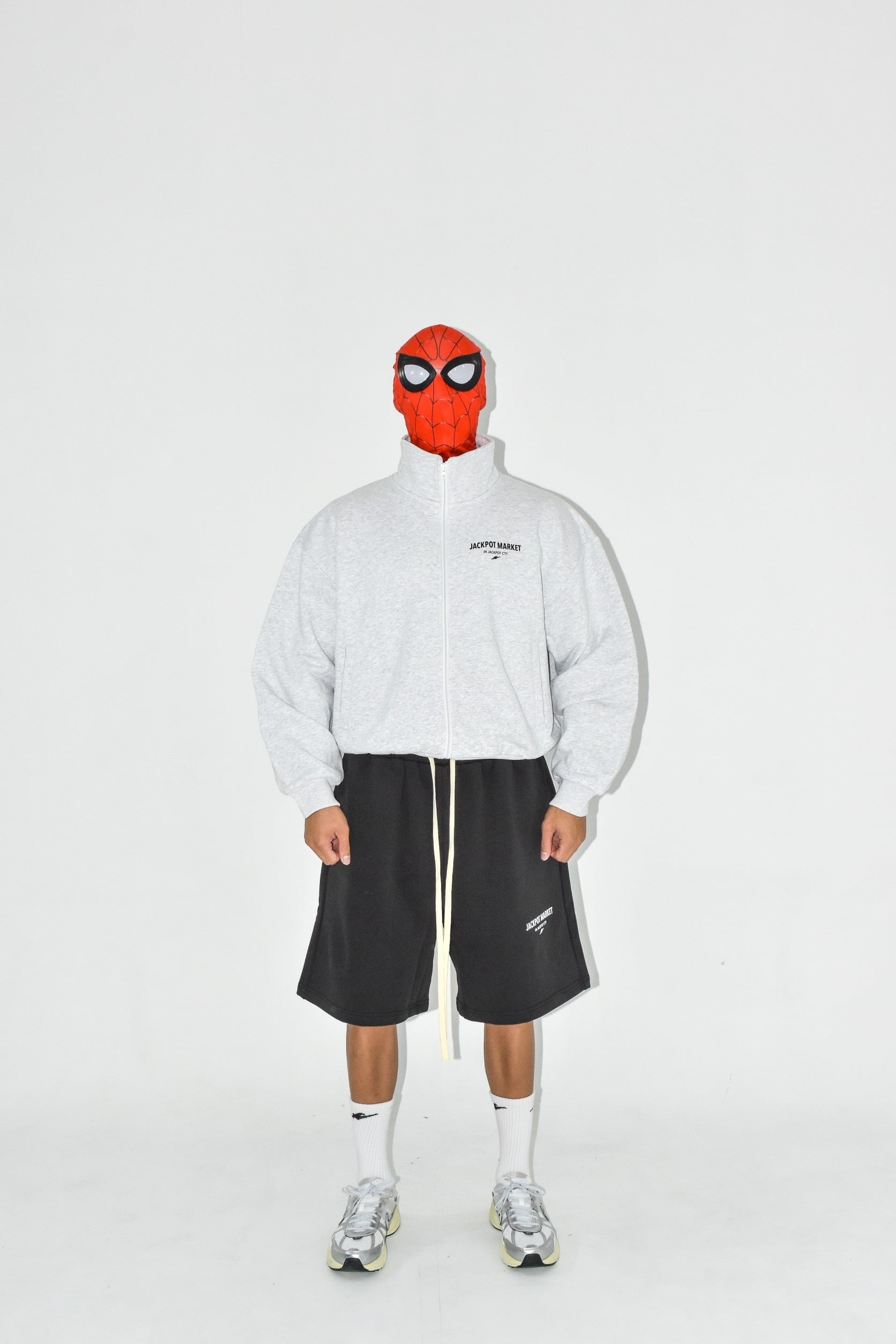 スウェットジップジャケット アッシュグレー | JACKPOT MARKET