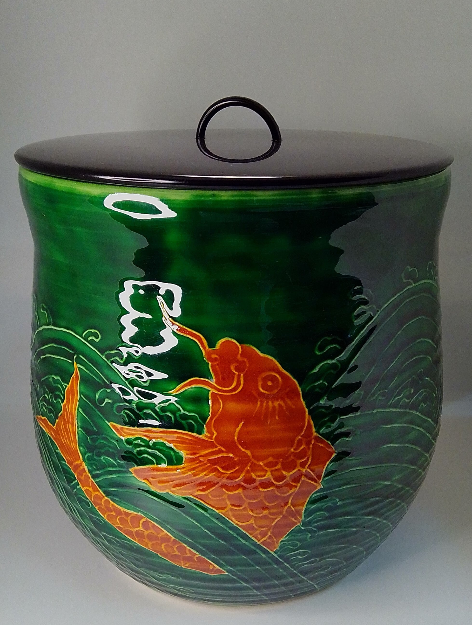 水指 青交趾 荒磯水指 淡々斎好 加藤幸治・作 | 有限会社いとお