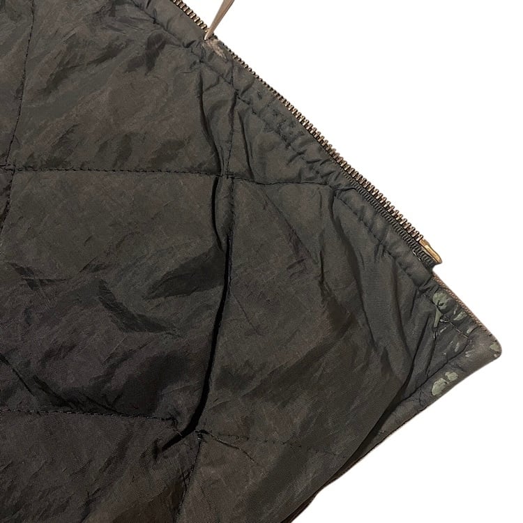 リアルフェード 90s カーハート ダックベスト 腰ゴム USA製 CHT茶系