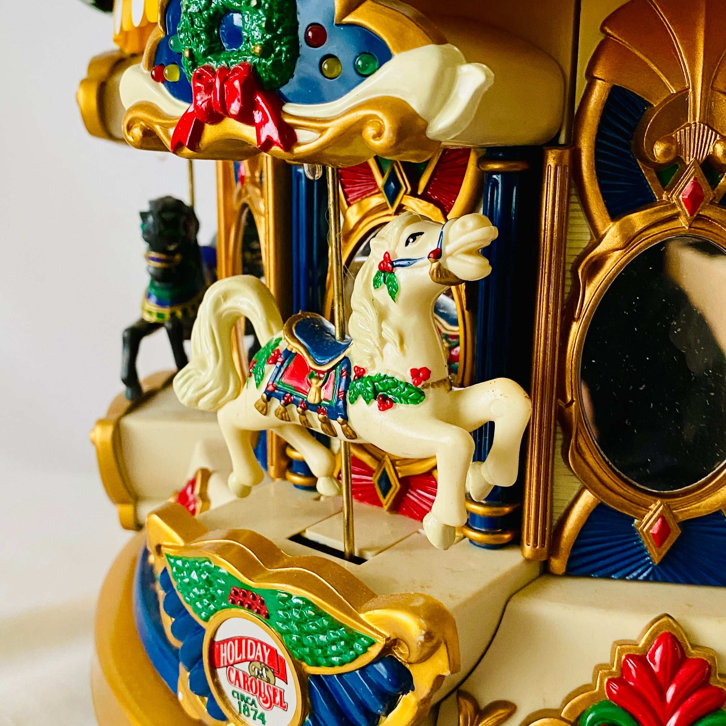 ミスタークリスマス/カルーセル/ライトアップ/1段/メリーゴーランド