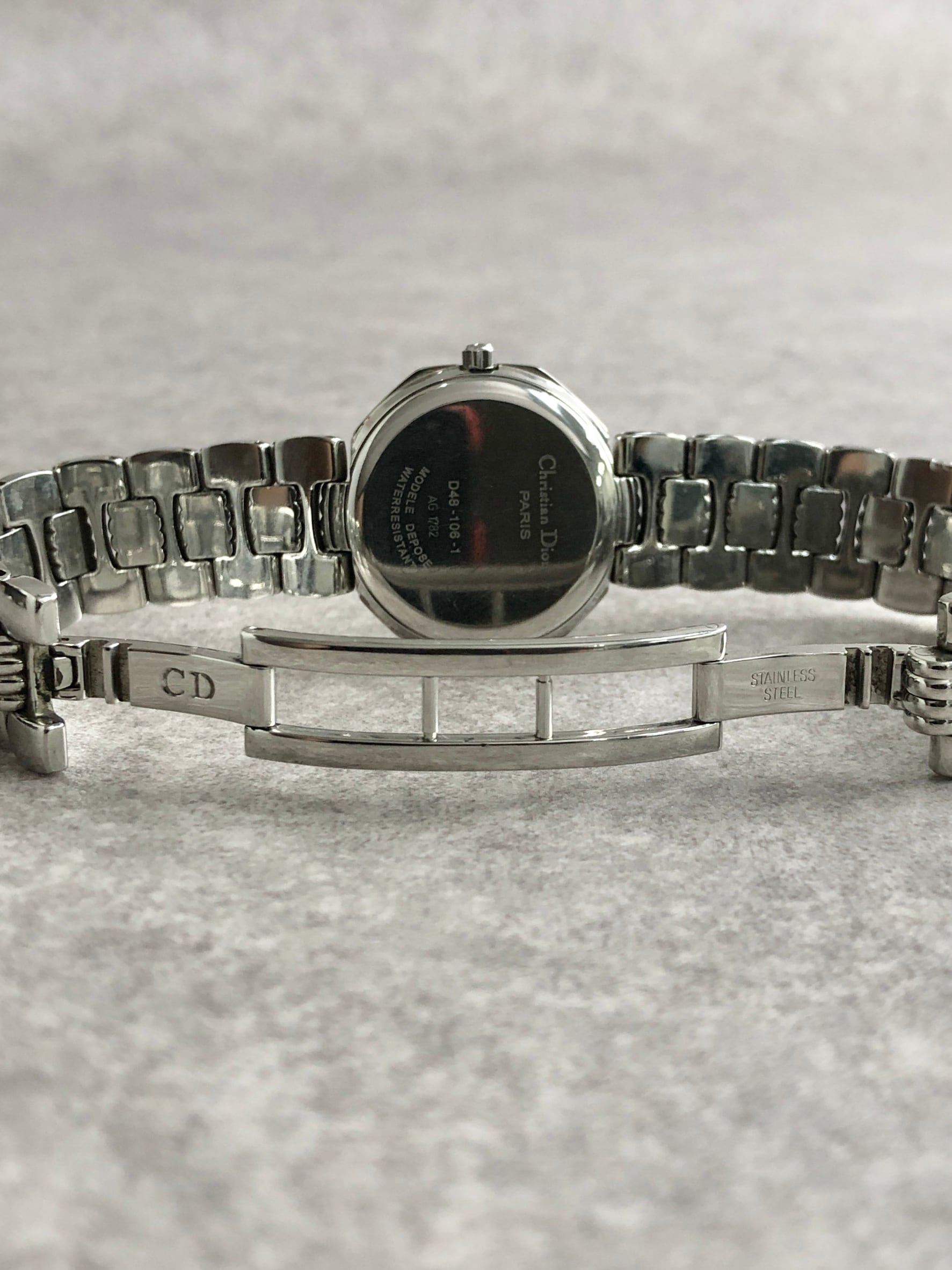 Christian Dior クリスチャン ディオール 腕時計 シルバー オクタゴン