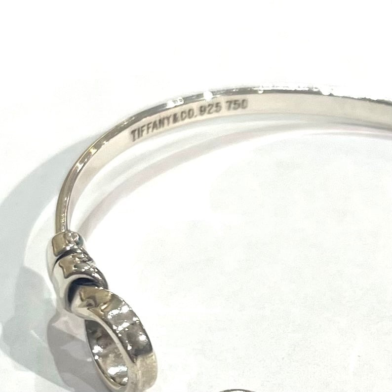 TIFFANY&CO.】2111 フックバングル／シルバー925×K18YG／洗練のコンビ