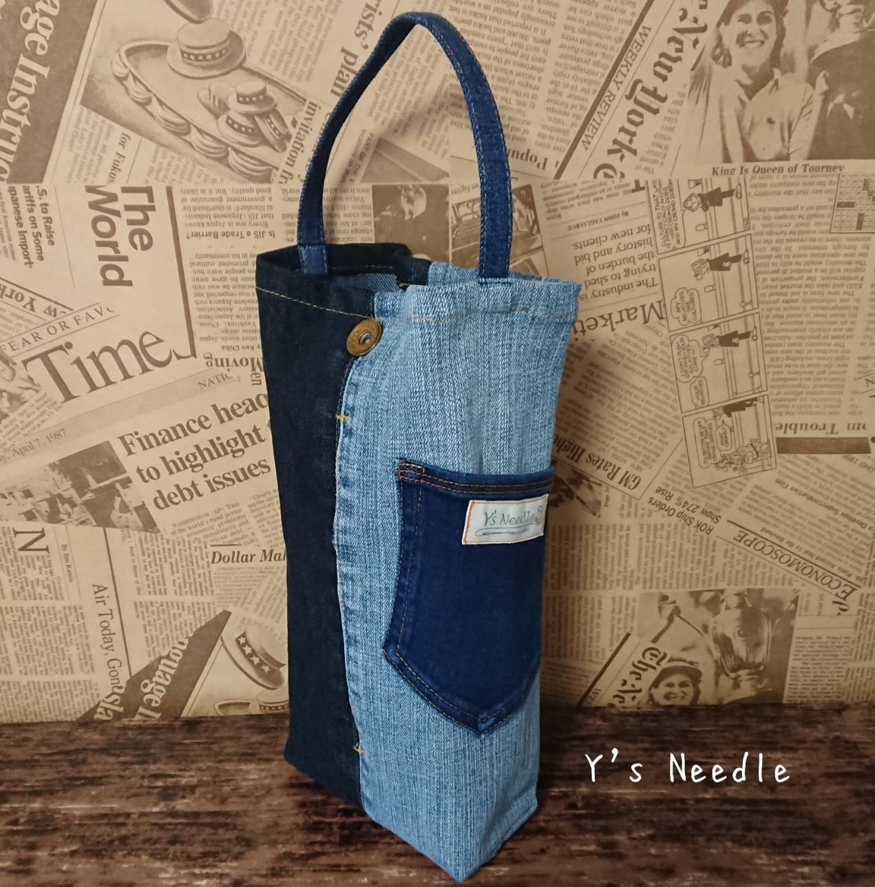 ティッシュケース デニムリメイク① | Y's Needle