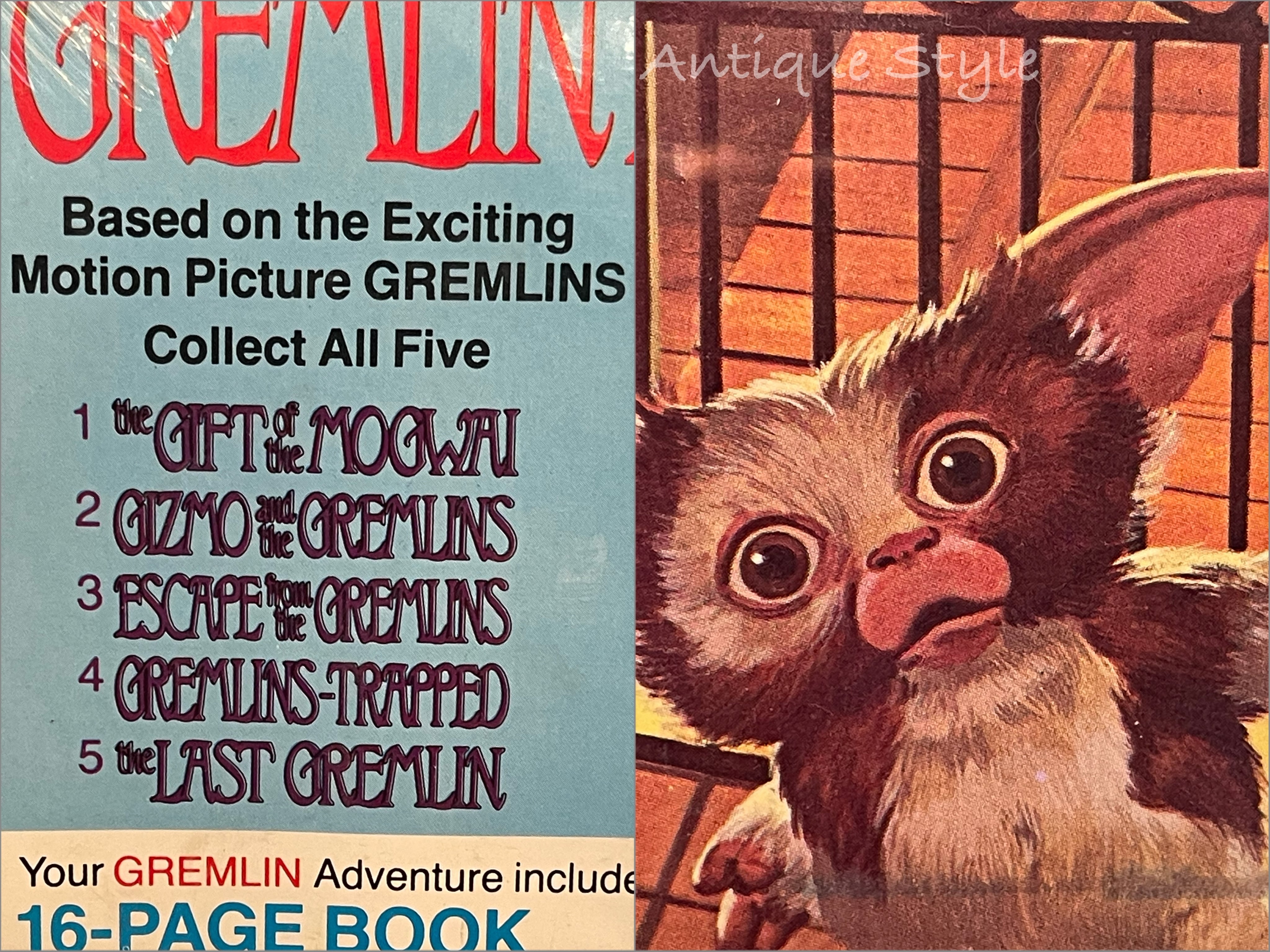 グレムリン 絵本 & レコード セット 2 GREMLINS 未開封 Gizmo and The