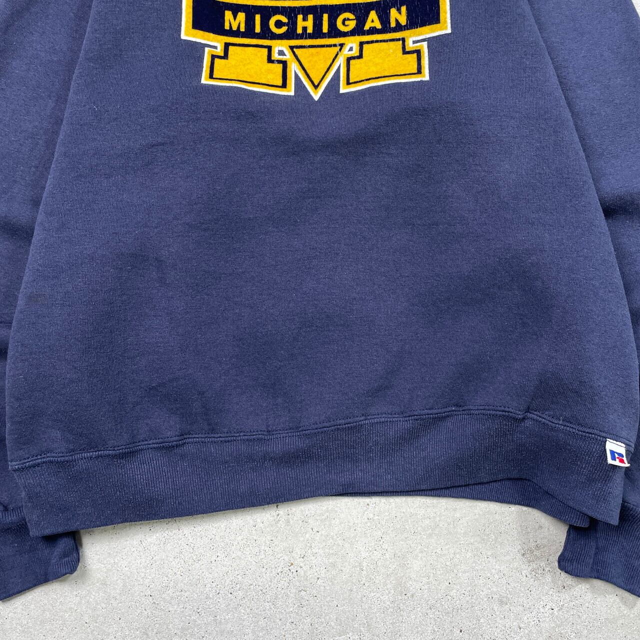 80年代 USA製 RUSSELL ATHLETIC ラッセル スウェットシャツ カレッジ