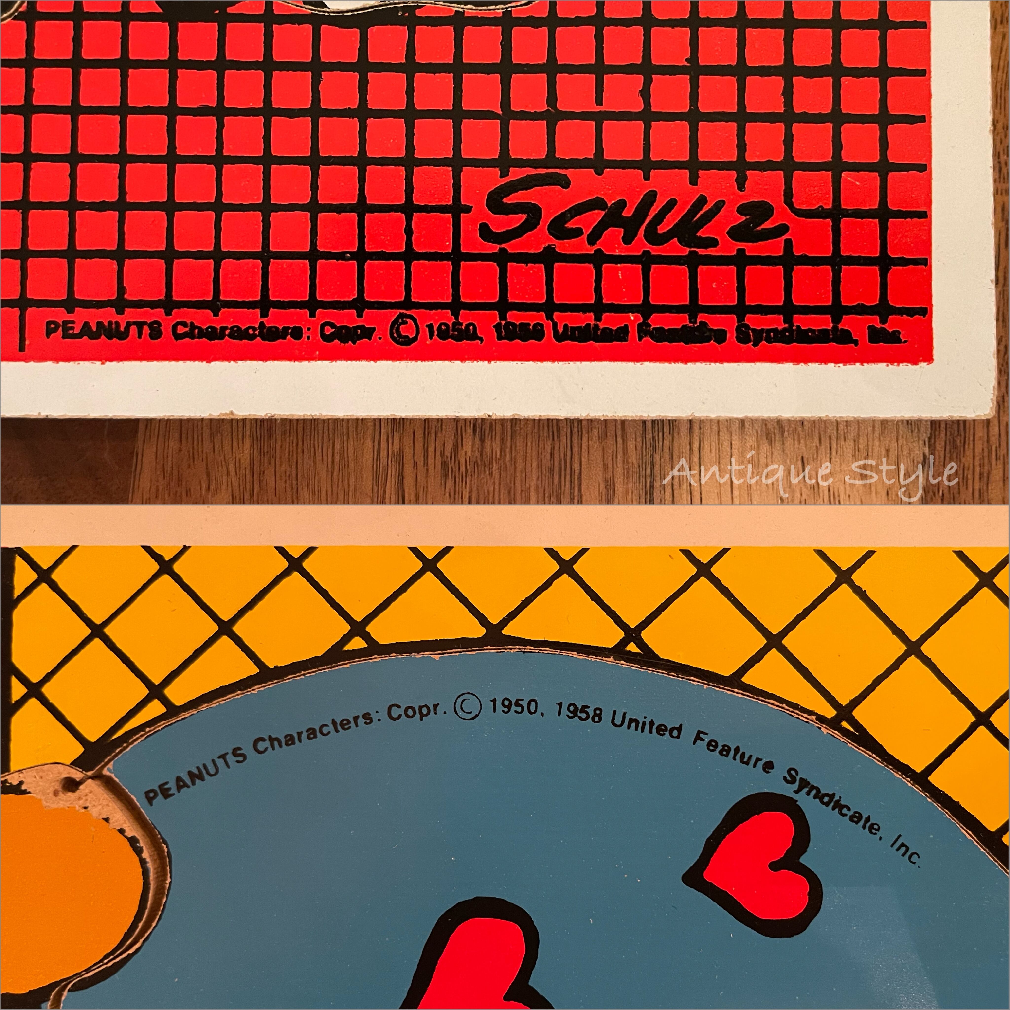 送料込】70s PLAYSKOOL スヌーピー & チャーリーブラウン “BE A FRIEND