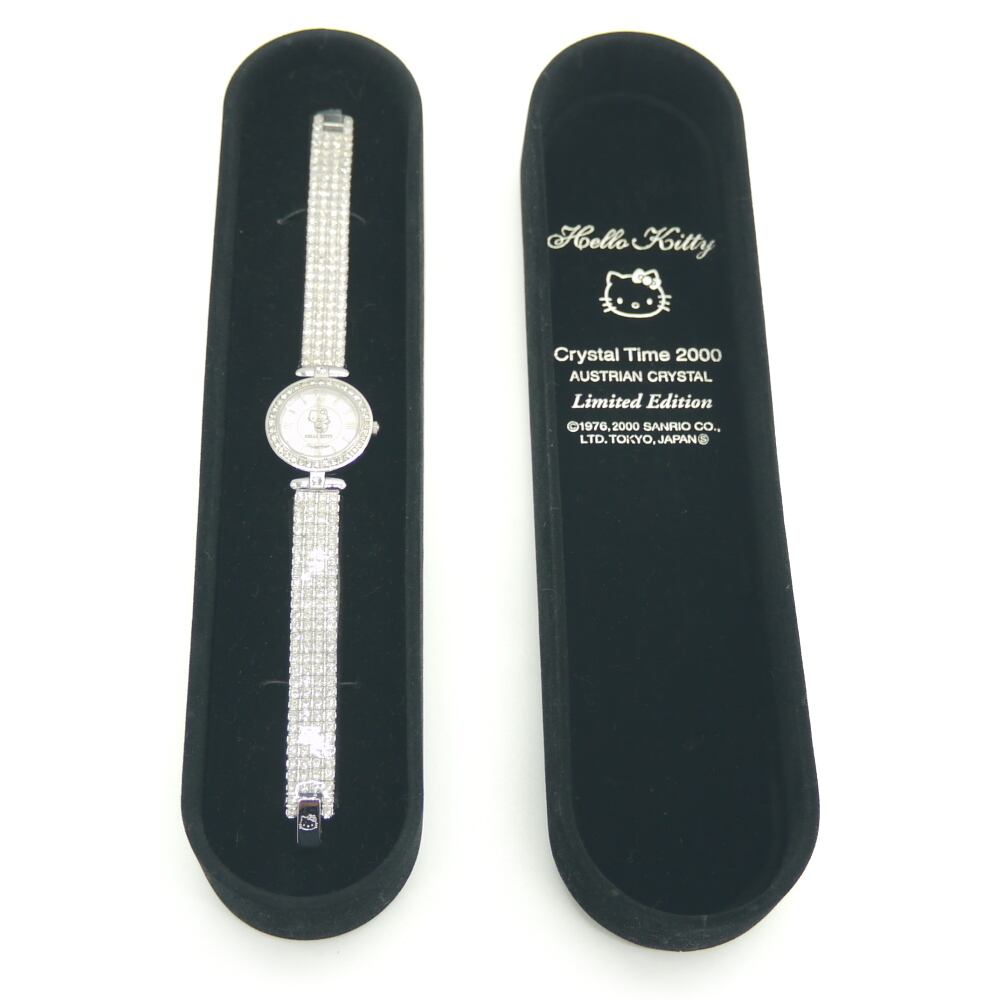 サンリオ ハローキティ クリスタルタイム2000 クォーツ レディース