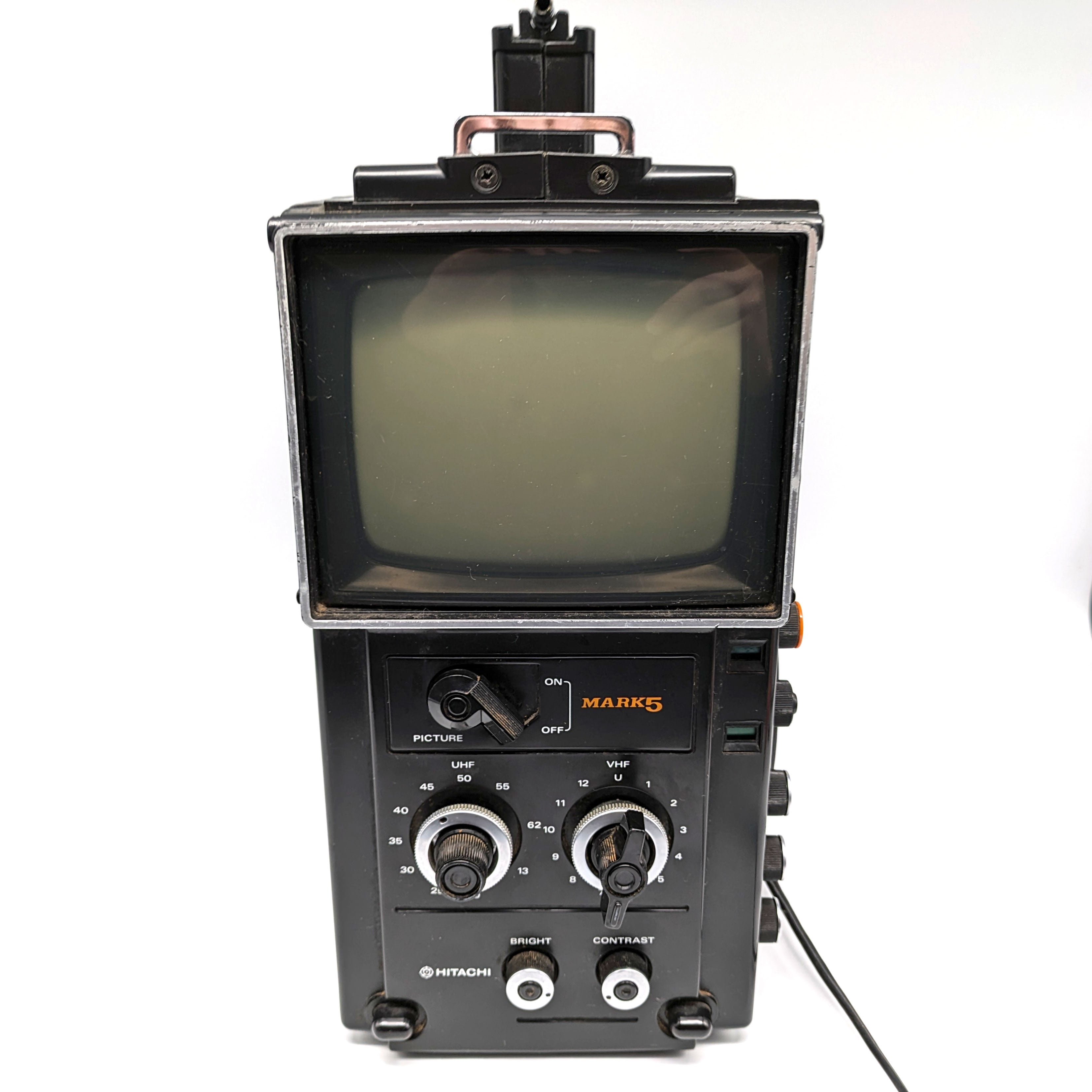 HITACHI(日立)・白黒テレビ・ラジオ・MARK5・K-58・1977年製・レトロ