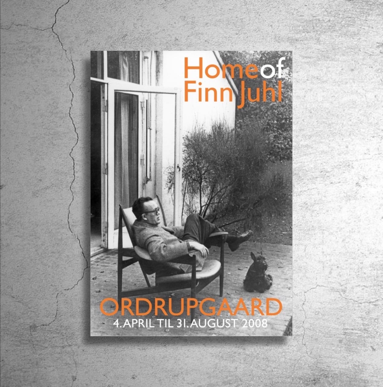 建築家『フィン・ユール』2008年デンマーク現代美術館制作ポスター