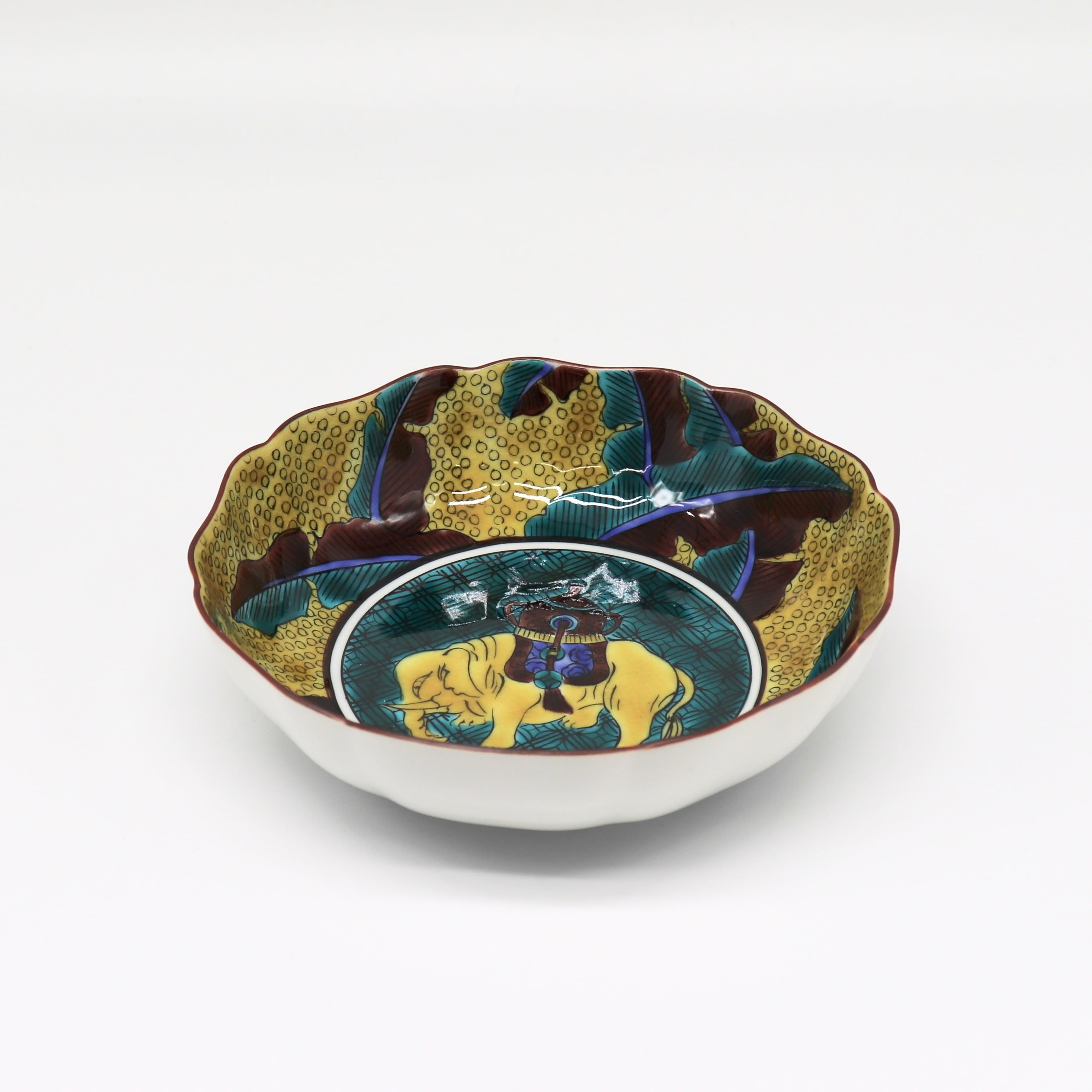 九谷焼 大志窯】吉田屋象 5寸鉢 | 九谷焼 大志窯