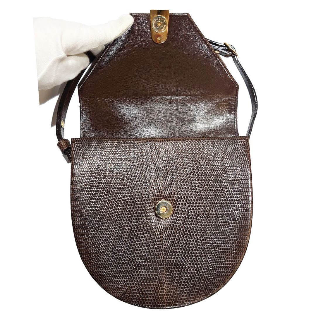 Yves Saint Laurent イヴ・サンローラン YSL リザード レザー