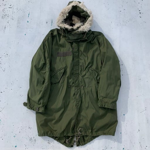 70's 80's U.S.ARMY PARKA EXTREME COLD WEATHER M-65 FISHTAIL PARKA