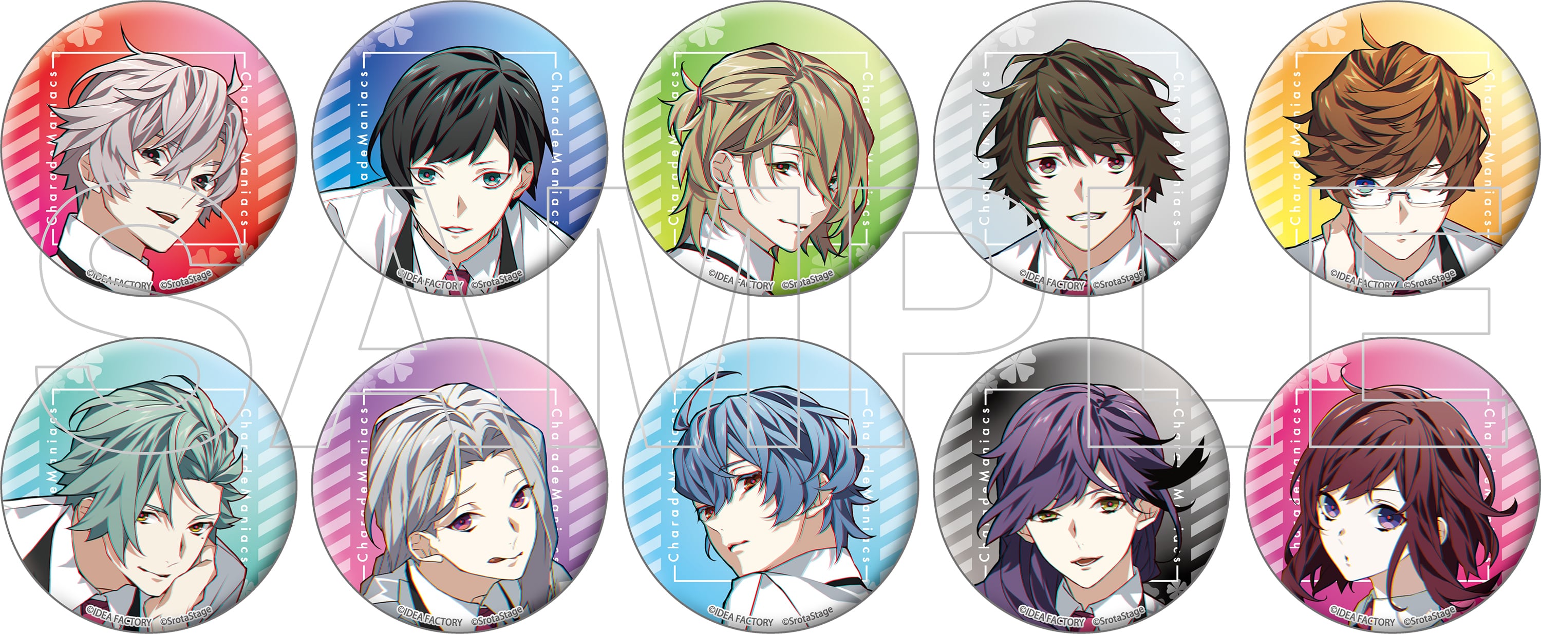 シャレステ再演】ランダム缶バッジ（全10種）（舞台『CharadeManiacs