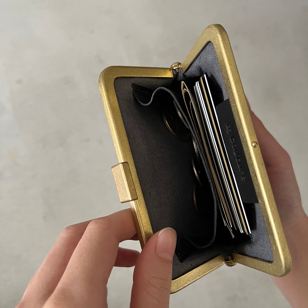 真鍮口金財布 Middle【予約商品】 | as couture