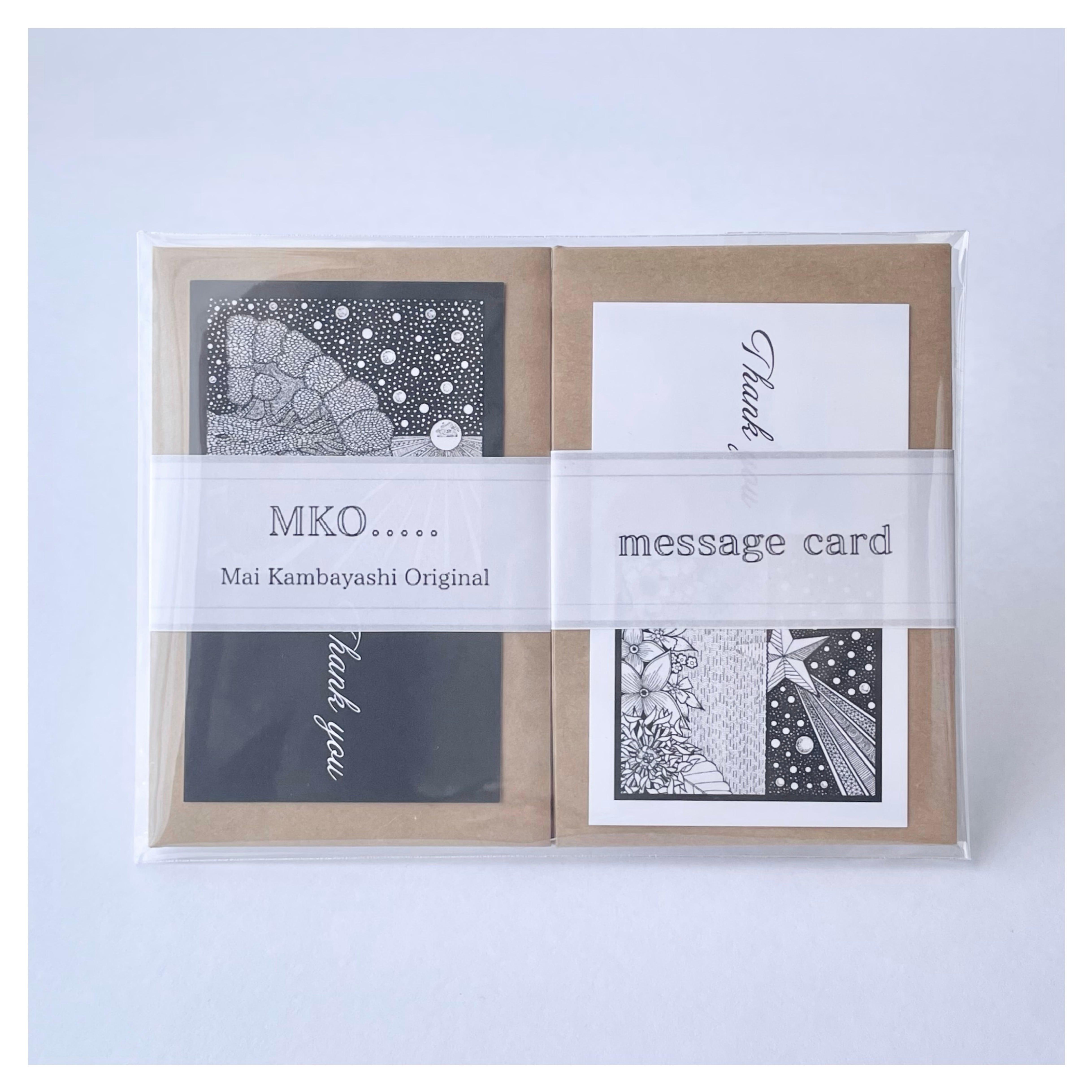 ミニメッセージカード10セット（全2種×5枚=10枚） | MKO..