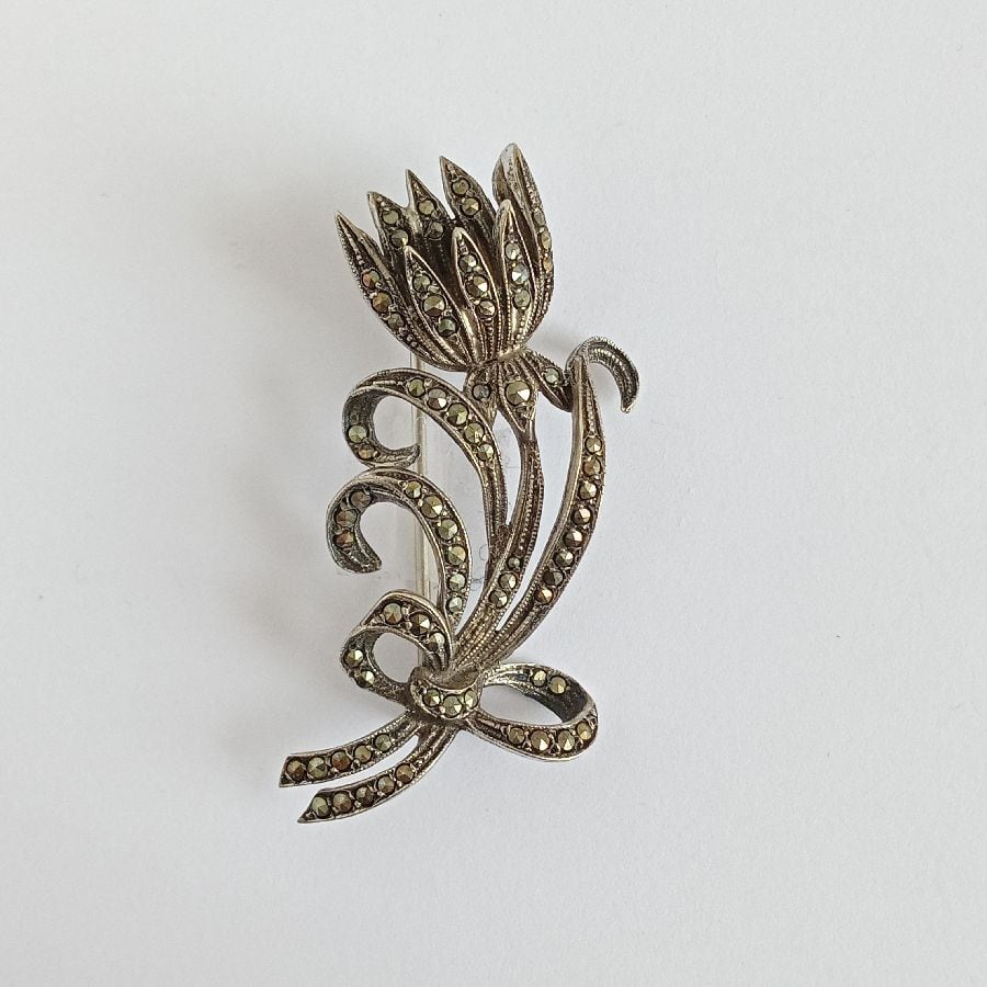マーカサイト・シルバー ヴィンテージブローチ #82 | アンティーク