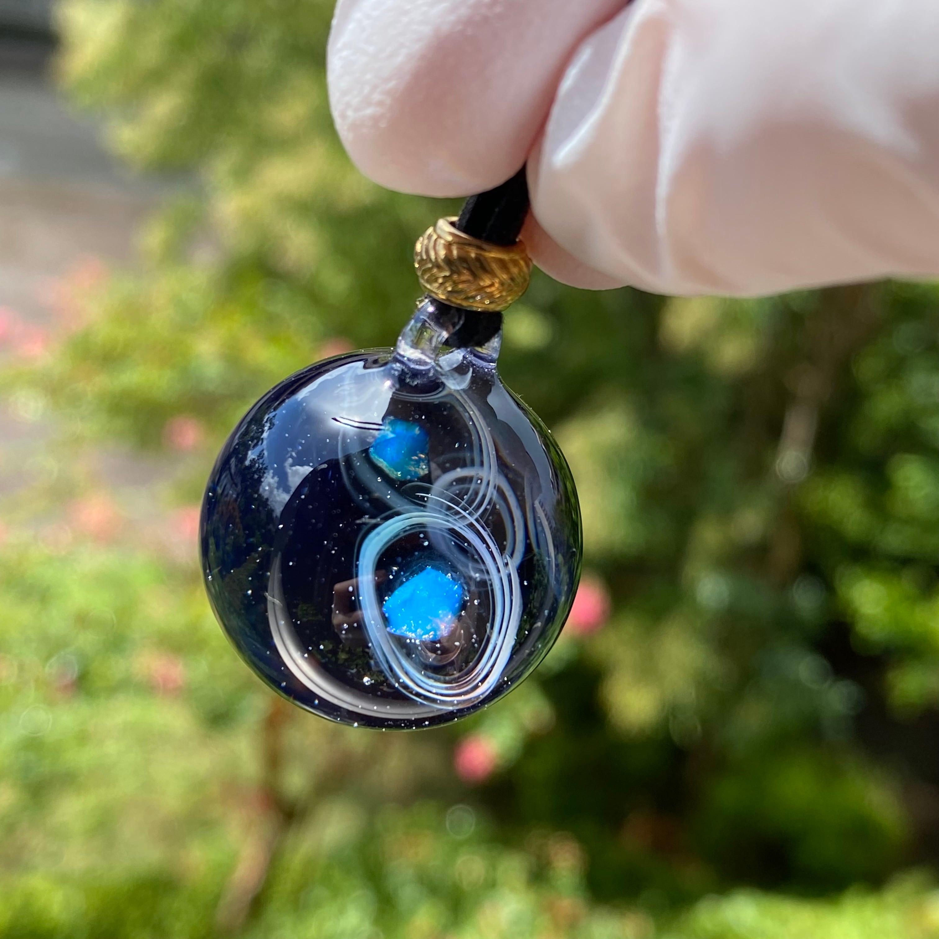 宇宙玉(5連渦)ネックレス | 花gear工房