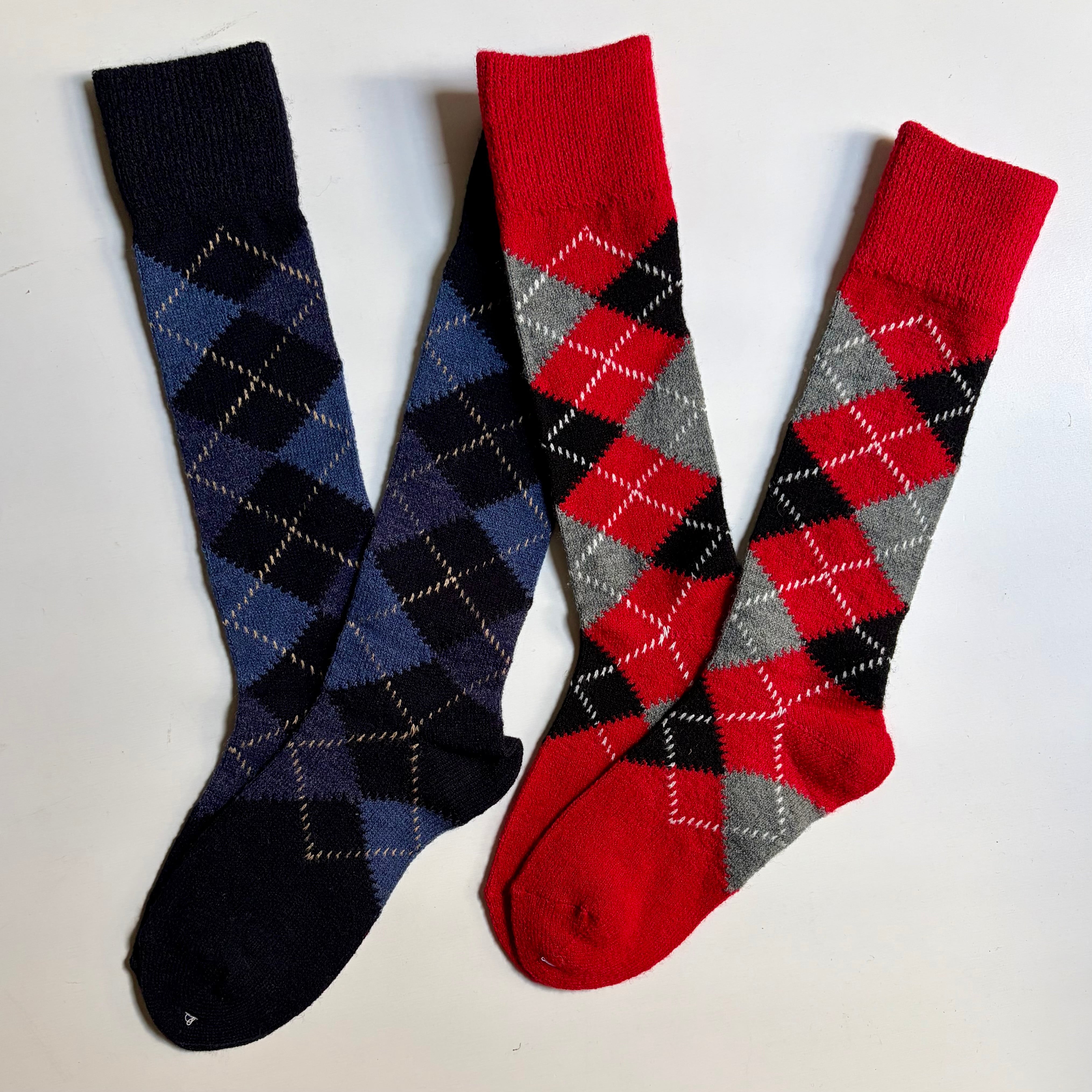 R& D.M.Co-/OLDMAN'S TAILOR ARGYLE SOCKS/アーガイルソックス