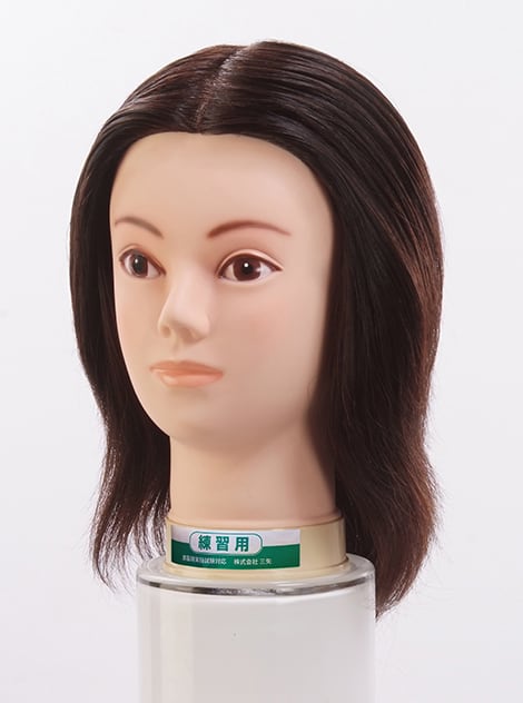 美容師国家試験実技課題試験用ウィッグ東京チャーム(三矢)No.24-12-13