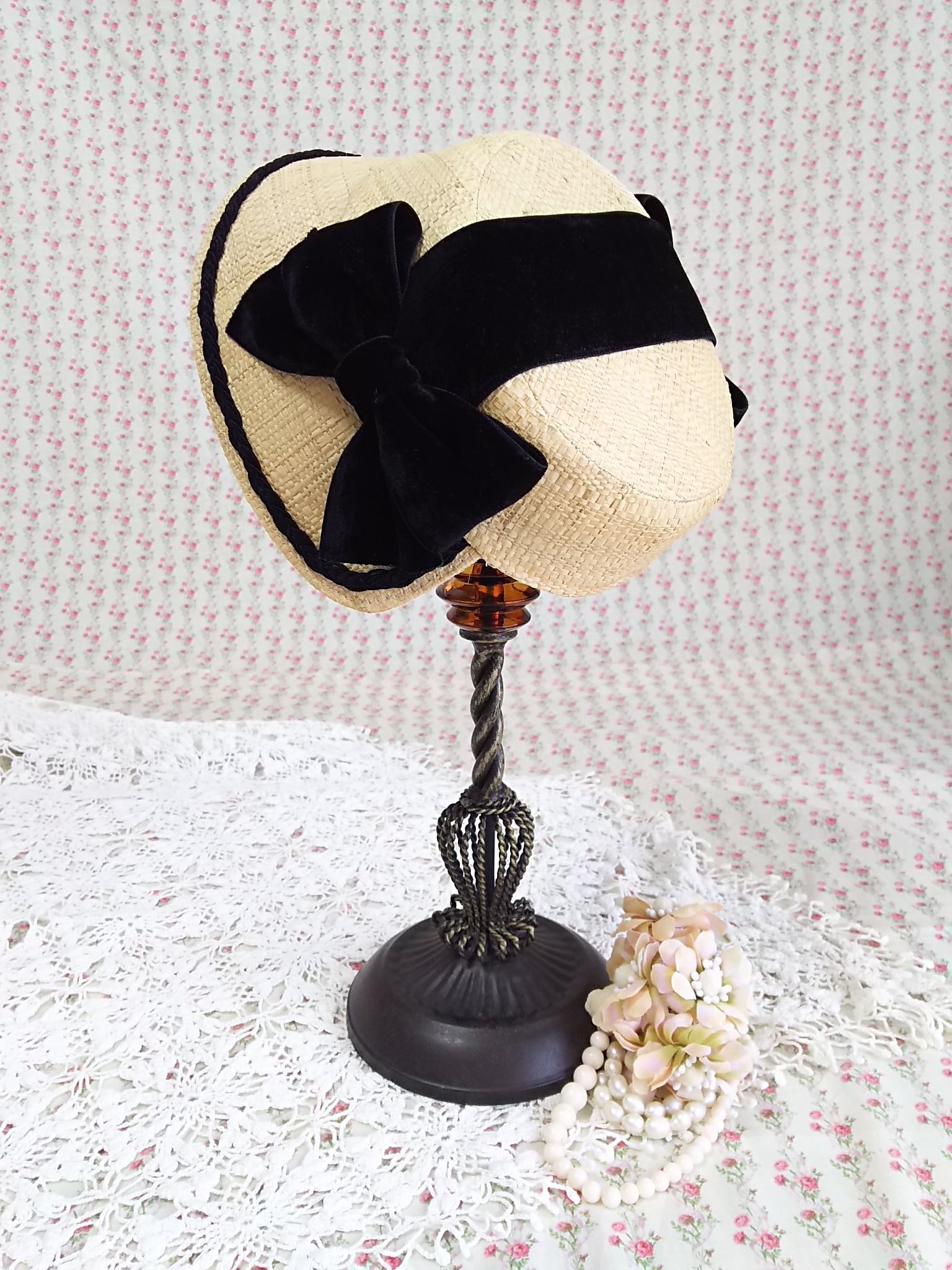 小公女のボンネ(ラフィア) | アノンハット