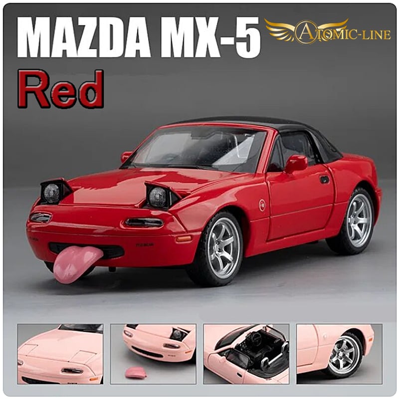 MAZDA ユーノス ロードスター 1/32 ミニカー 全4色 ライト点灯