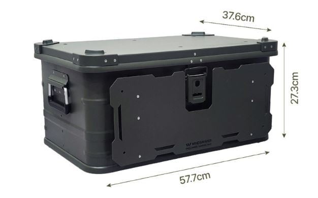 タクティカル アルミニウムボックス 47L キャンプボックス（WINDS