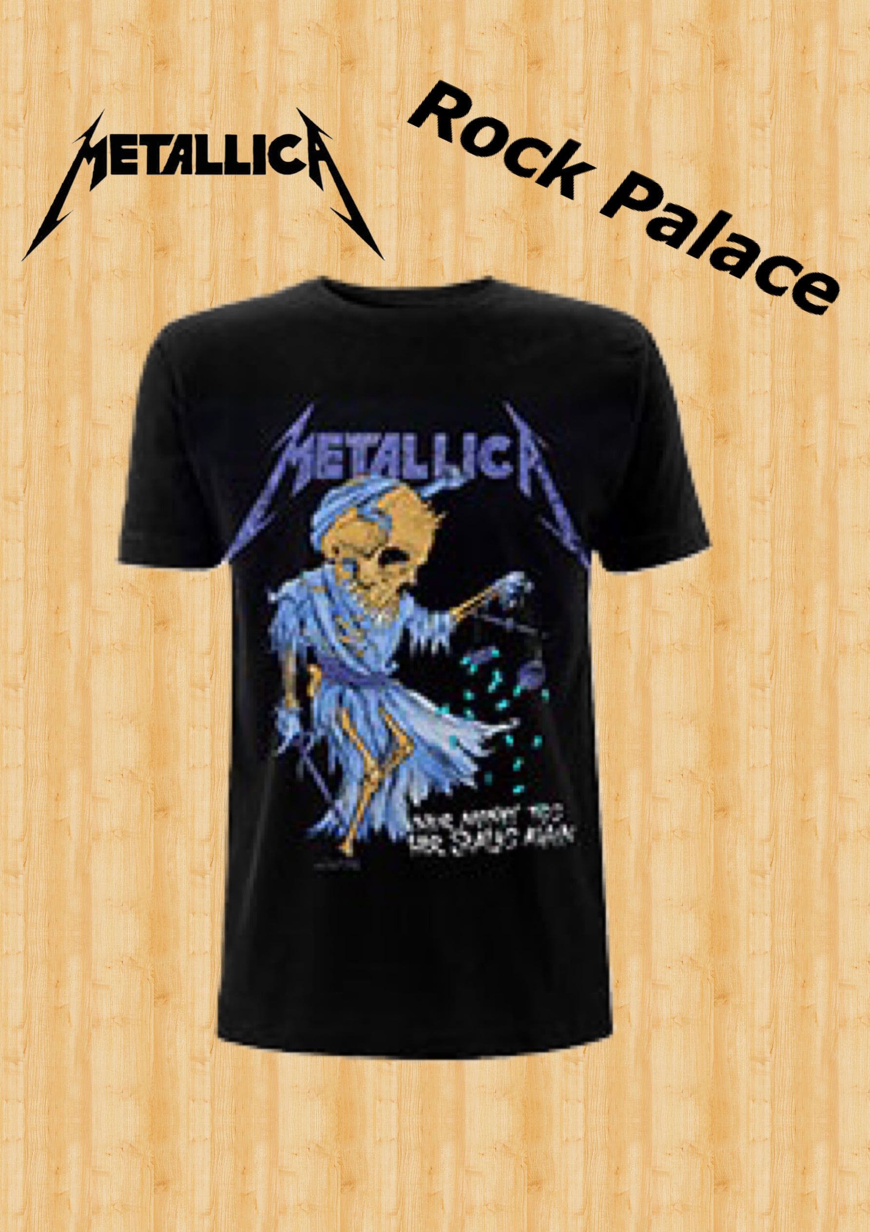 Metallica：DAMAGED JUSTICE TOUR'Tシャツ | ロックTシャツ バンドT