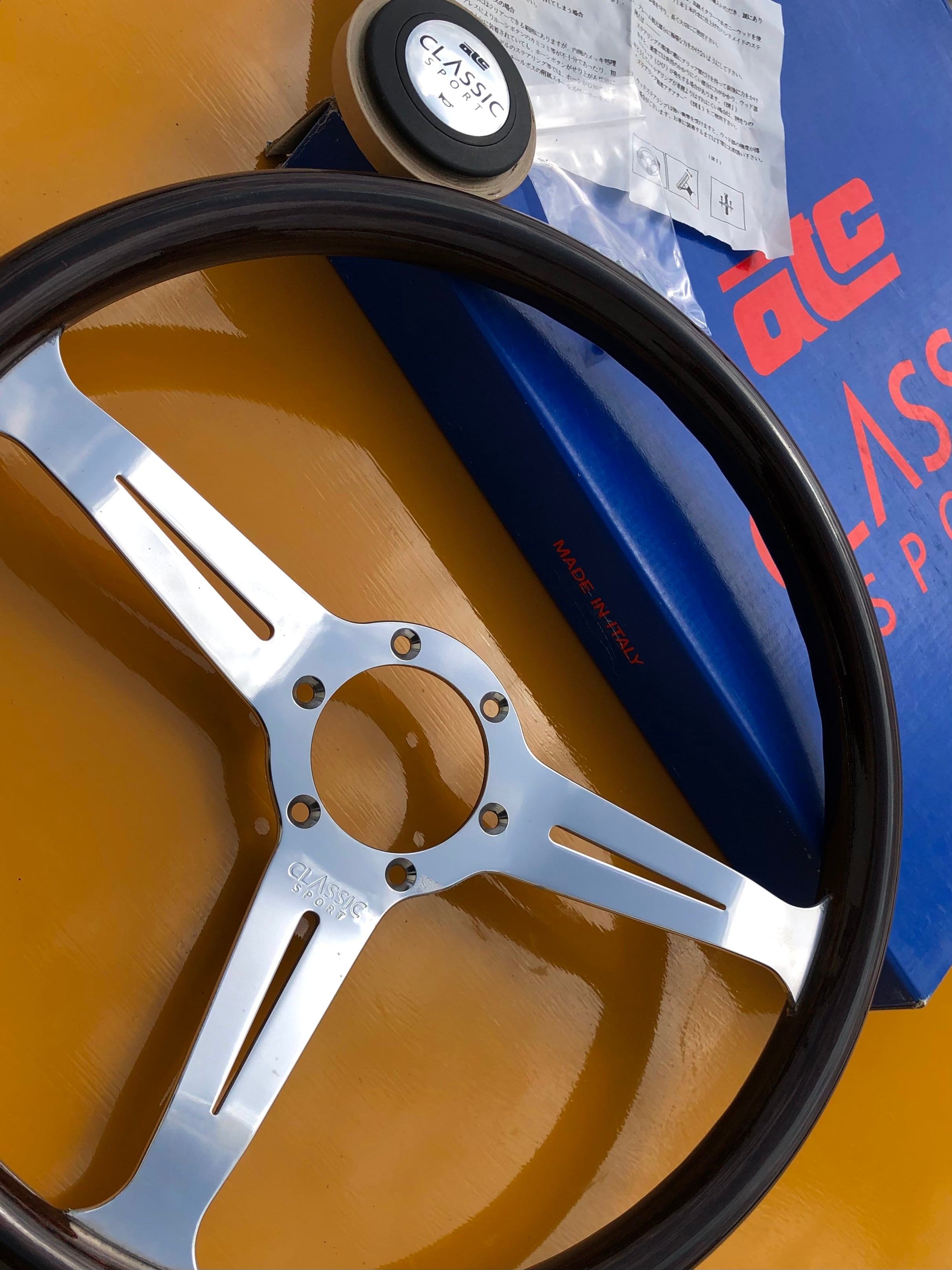 当時物“[ATC]ウッドステアリング(MADE IN ITALY) | FCL official(昭和